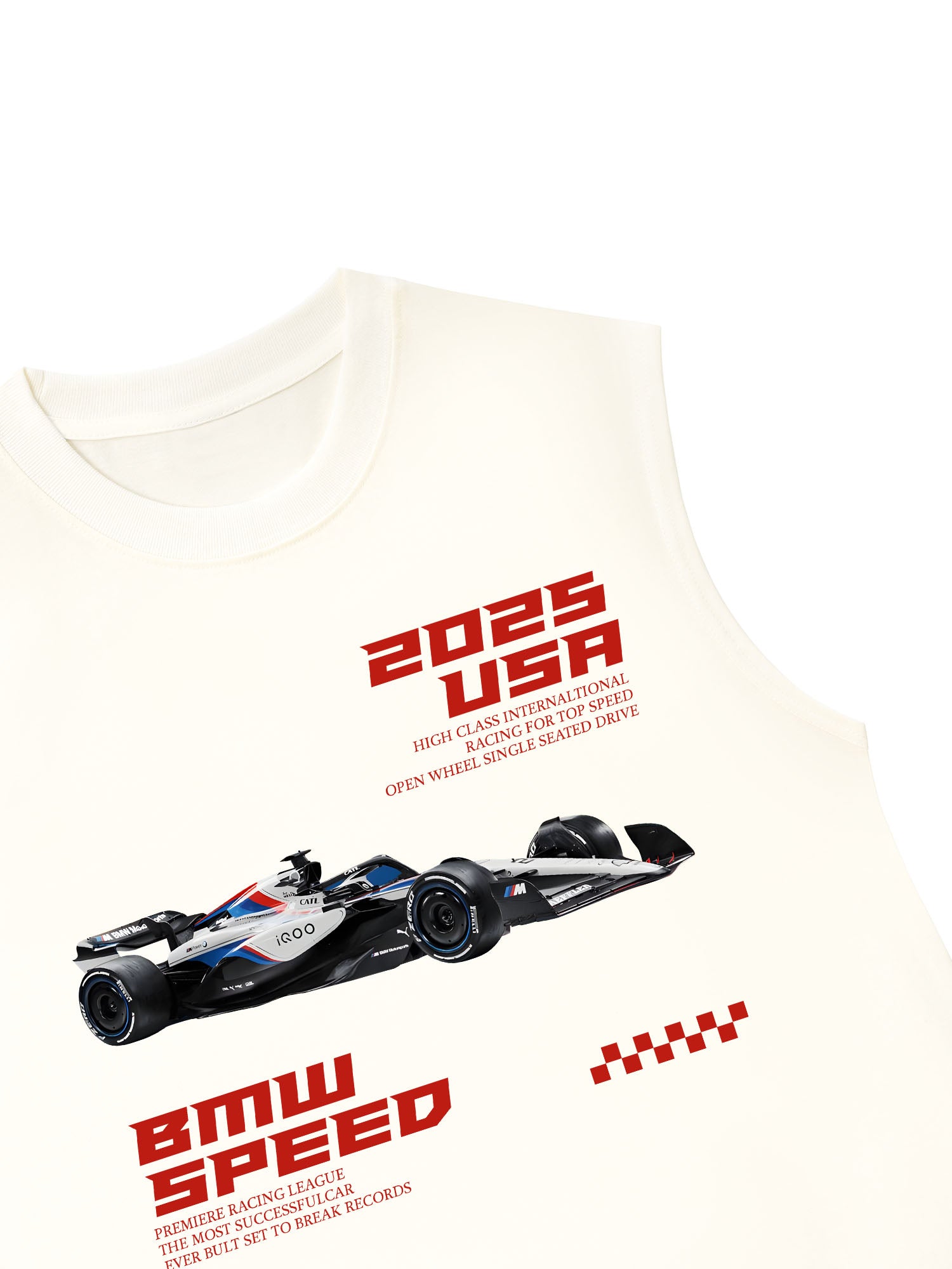 Áo Ba Lỗ Relaxed Fit BMW USA Speed