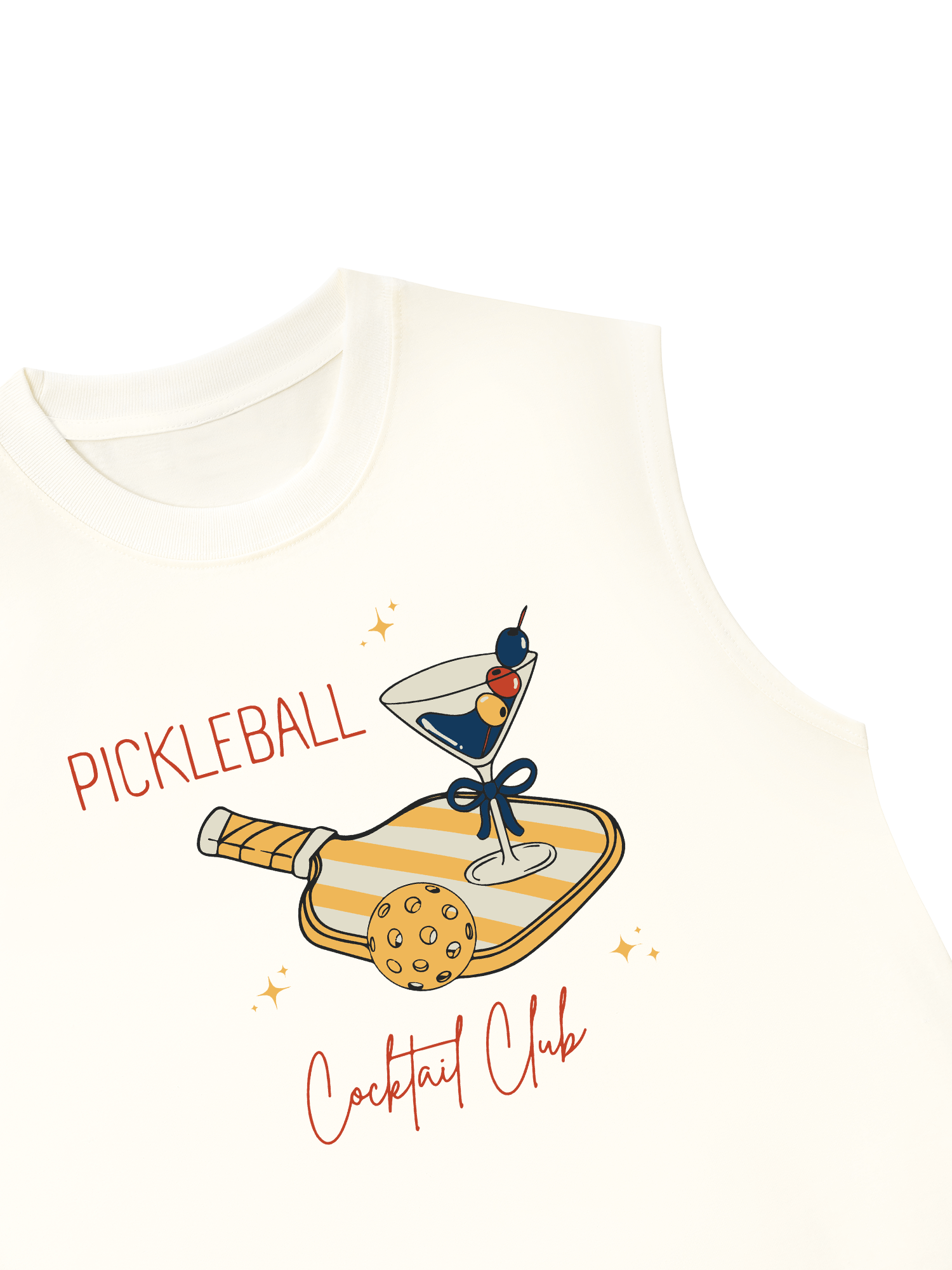 Áo Ba Lỗ Relaxed Fit Pickleball Cocktail Club