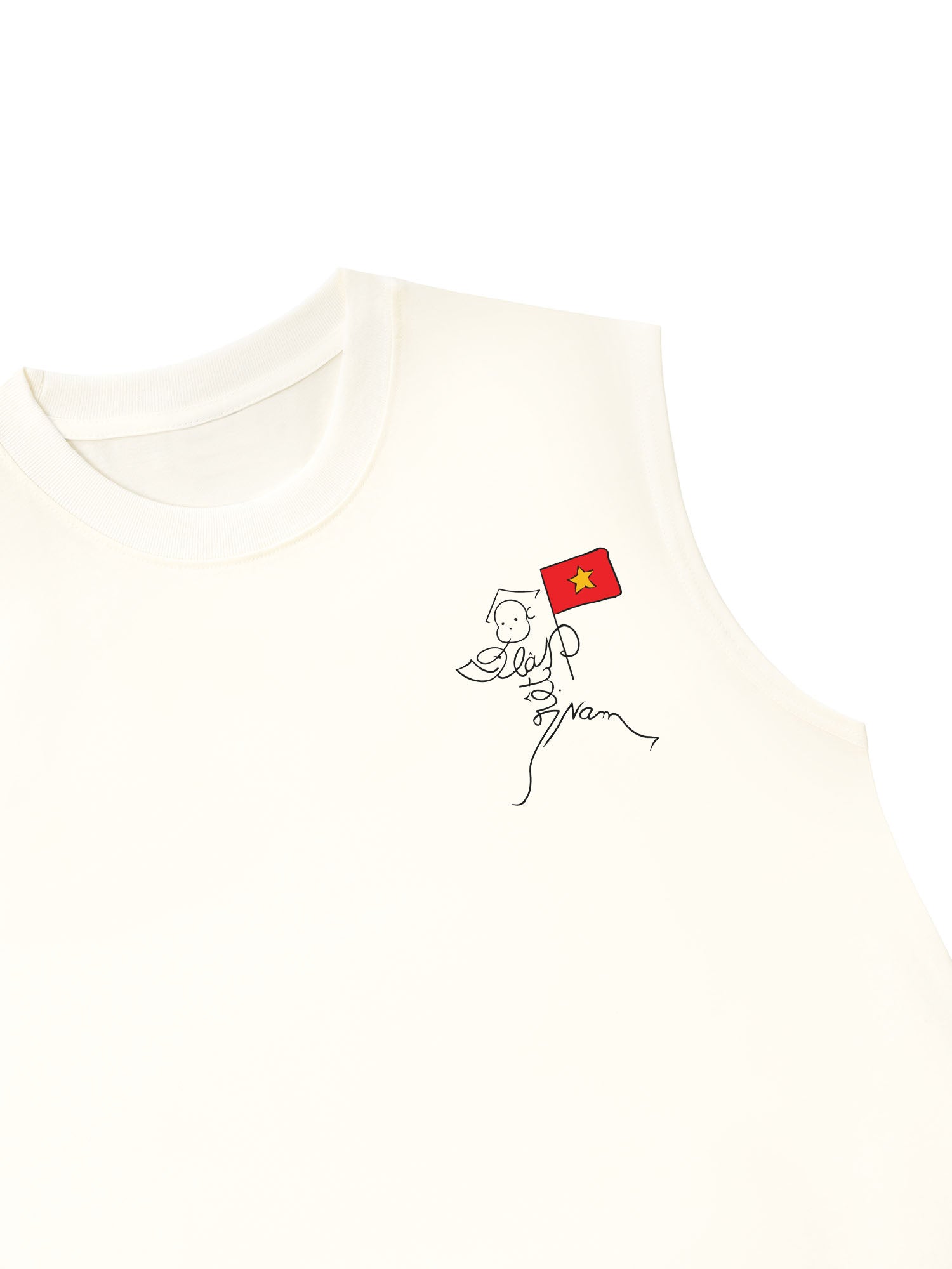 Áo Ba Lỗ Relaxed Fit Việt Nam Độc Lập