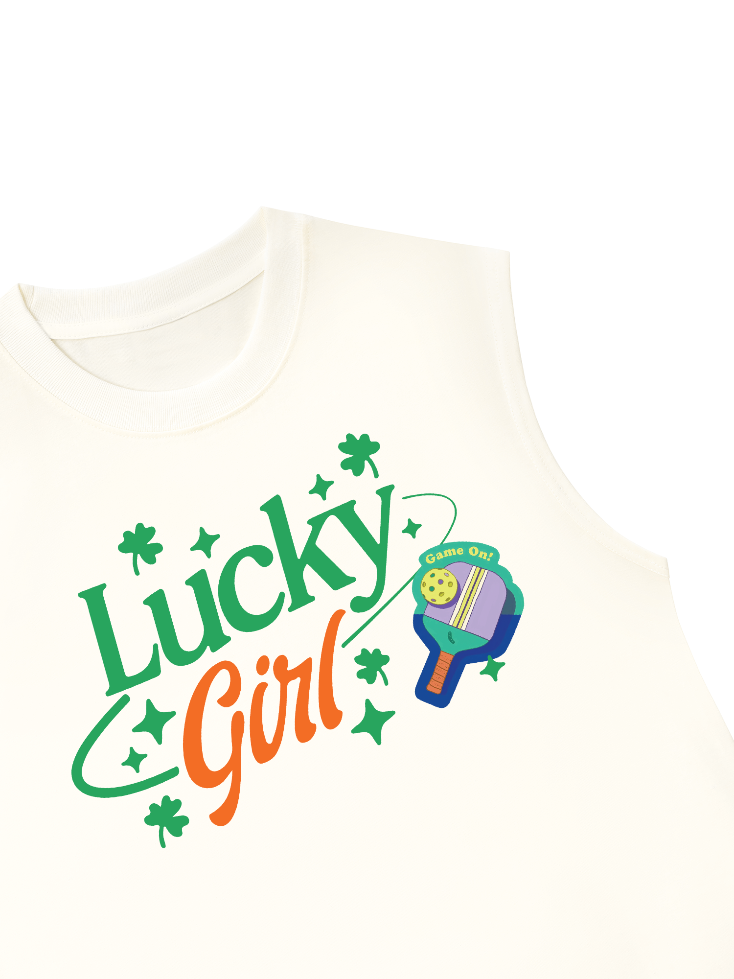 Áo Ba Lỗ Relaxed Fit Pickleball Lucky Girl