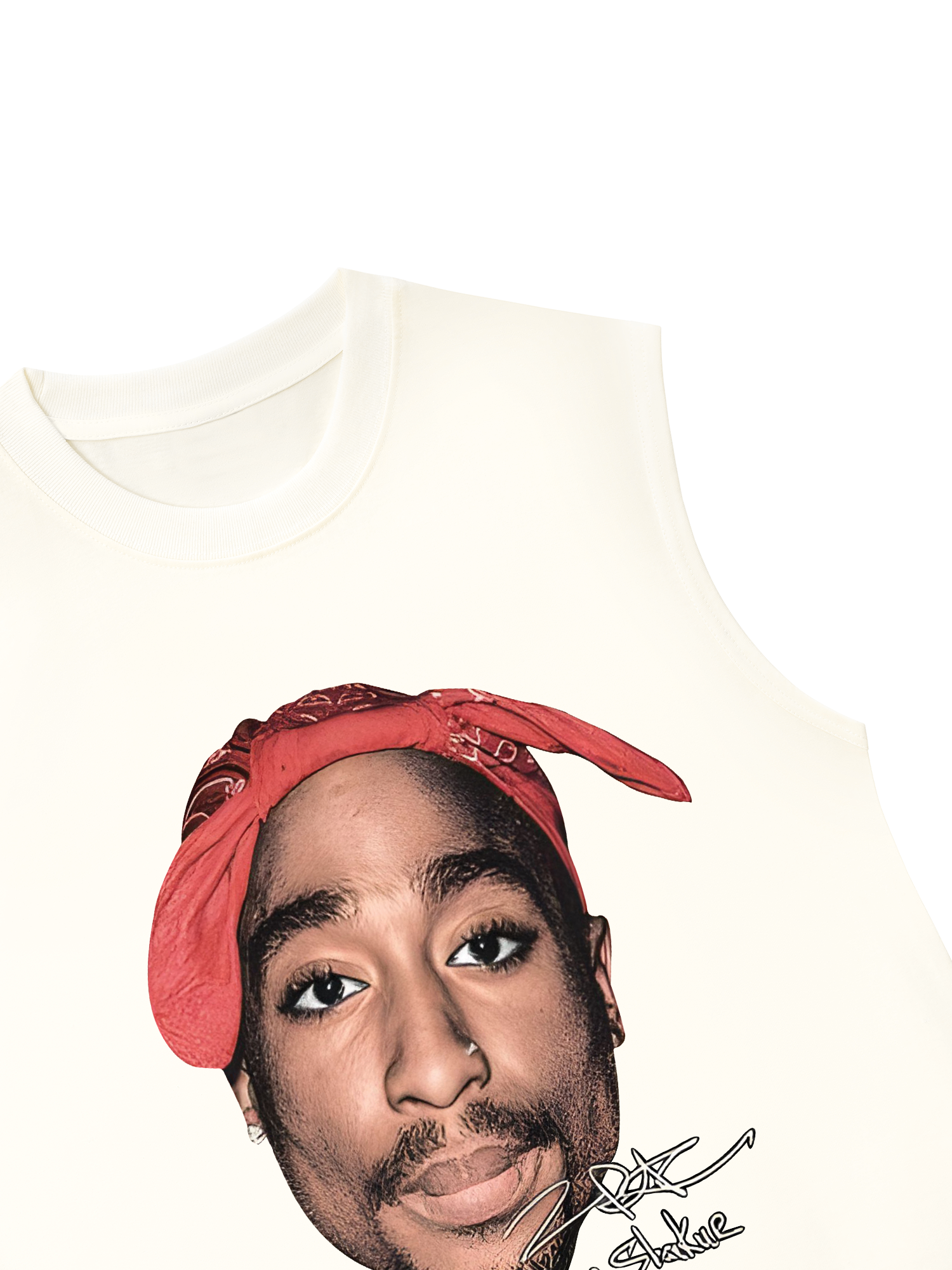 Áo Ba Lỗ Relaxed Fit Rapper 2Pac All Eyes On Me