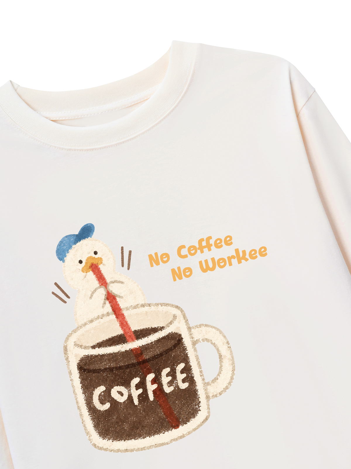 Áo Thun Dài Tay No Coffee No Workee