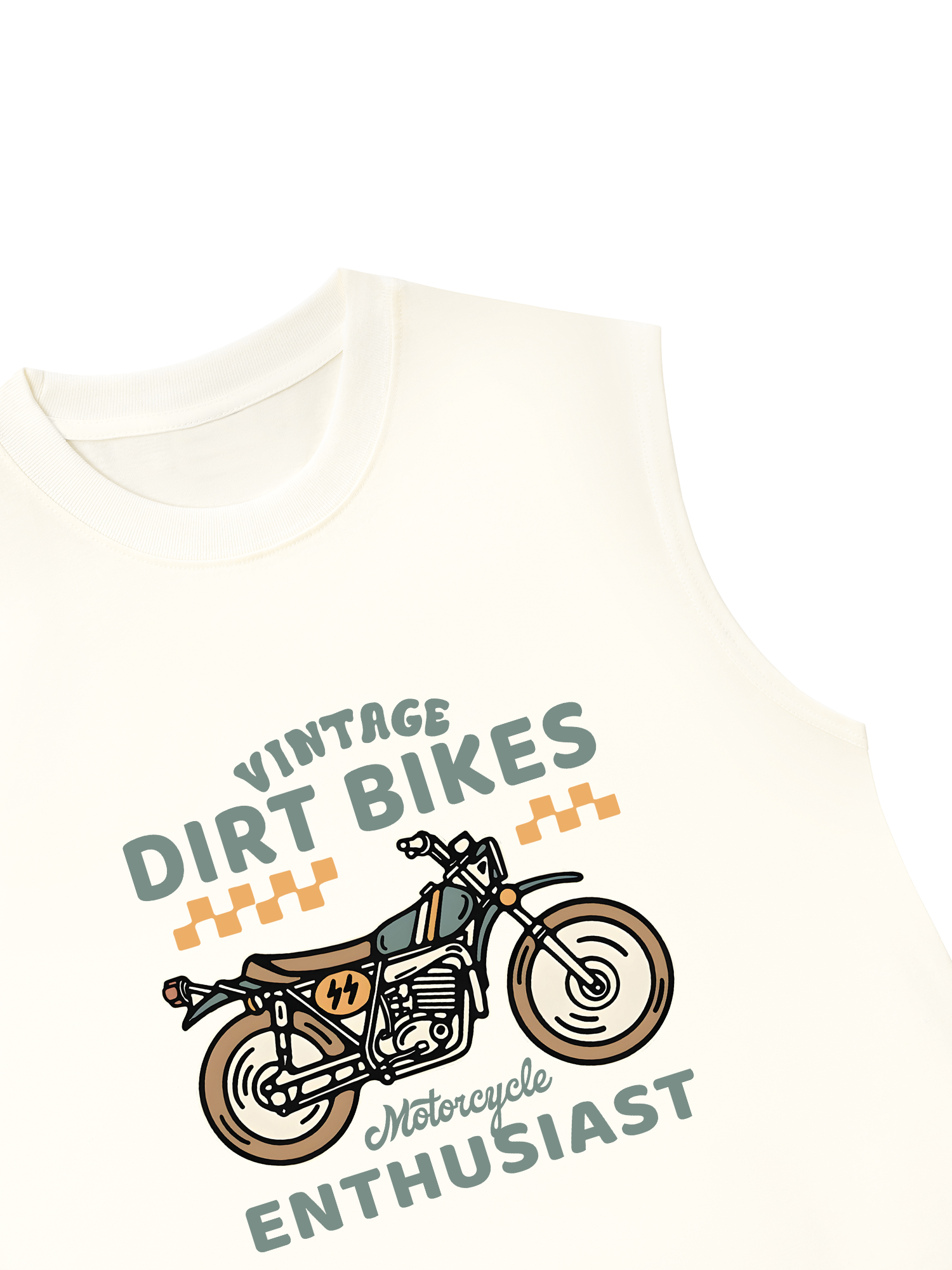 Áo Ba Lỗ Relaxed Fit Vintage Dirt Bike