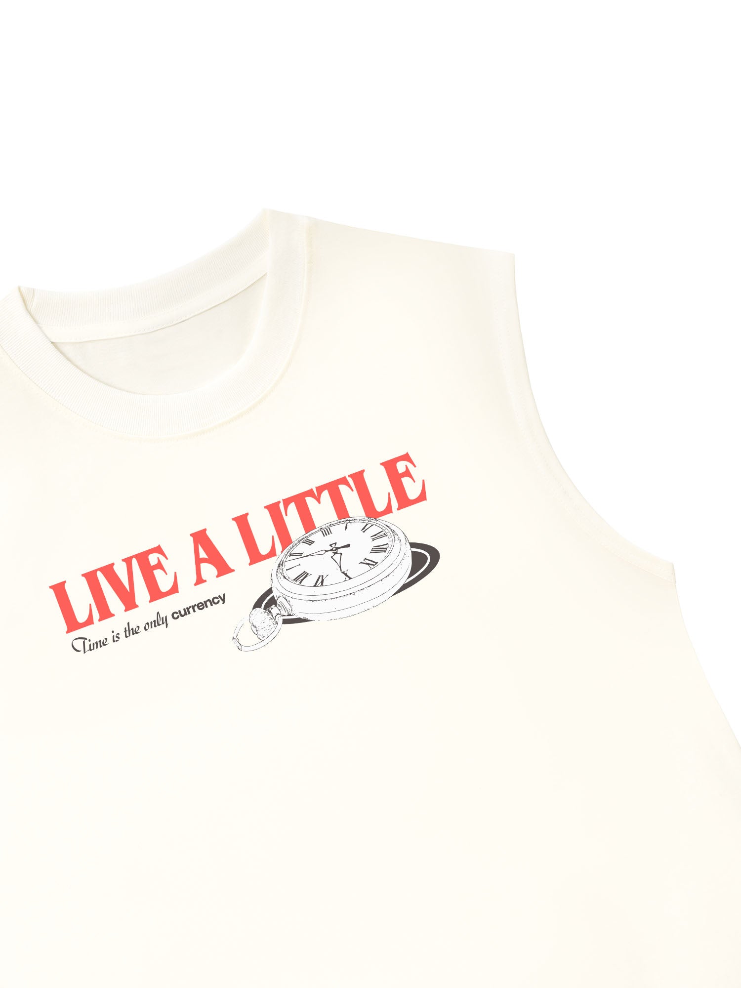 Áo Ba Lỗ Relaxed Fit Live A Little