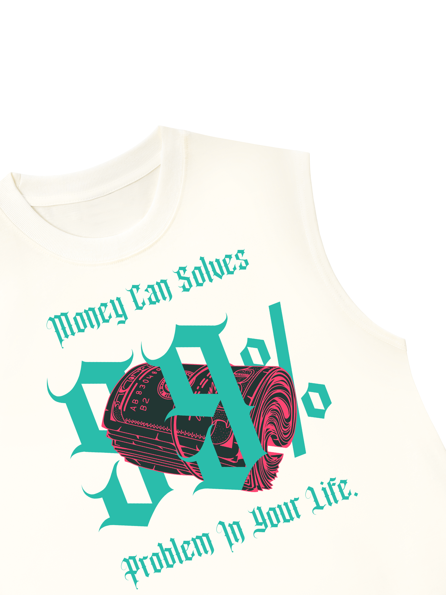 Áo Ba Lỗ Relaxed Fit Money Can Solves