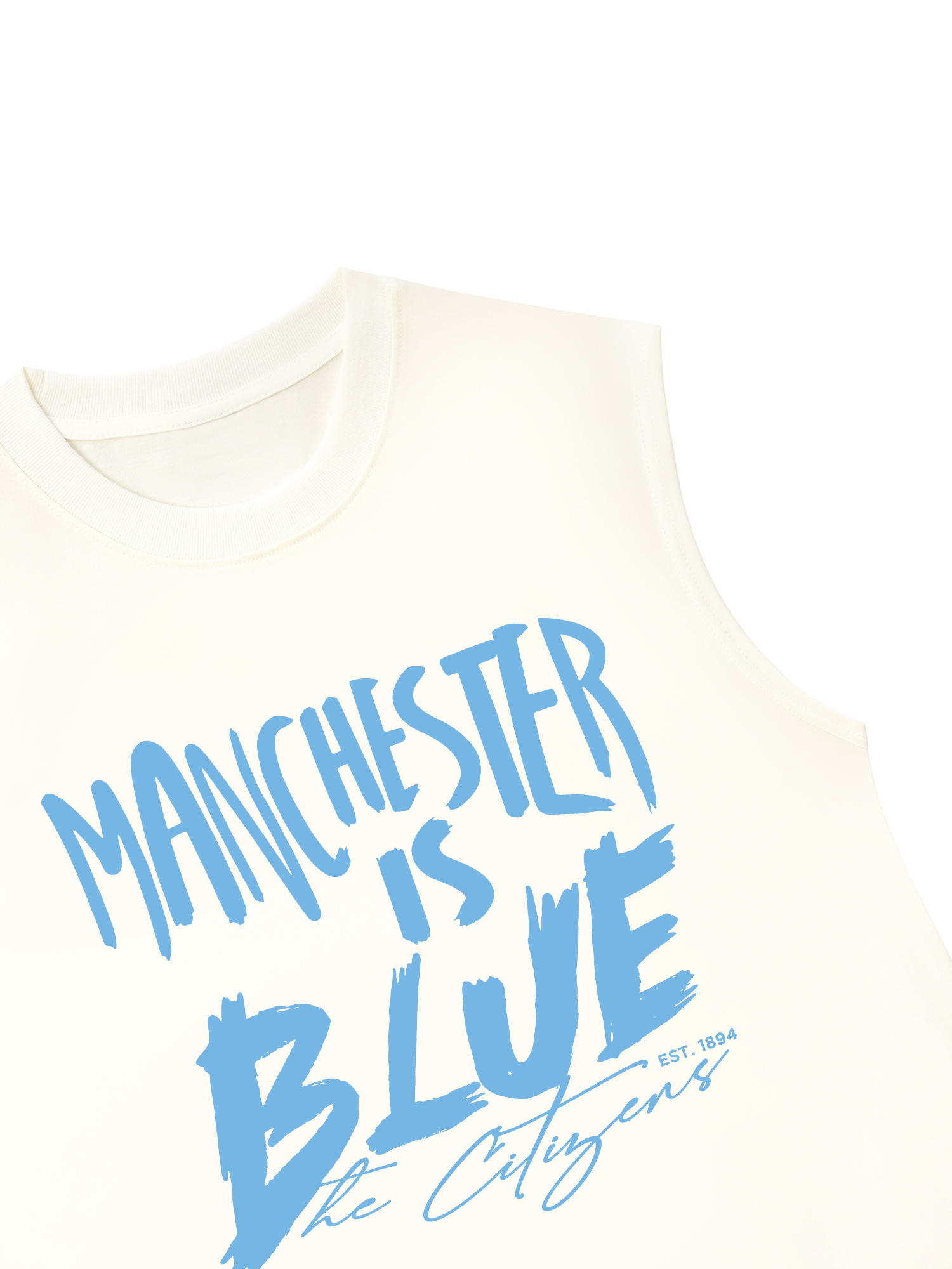 Áo Ba Lỗ Relaxed Fit Manchester is Blue