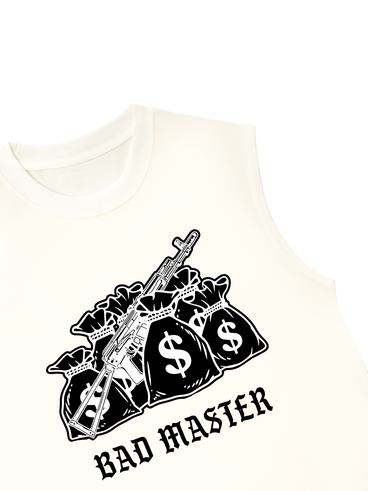 Áo Ba Lỗ Relaxed Fit Money Bad Master