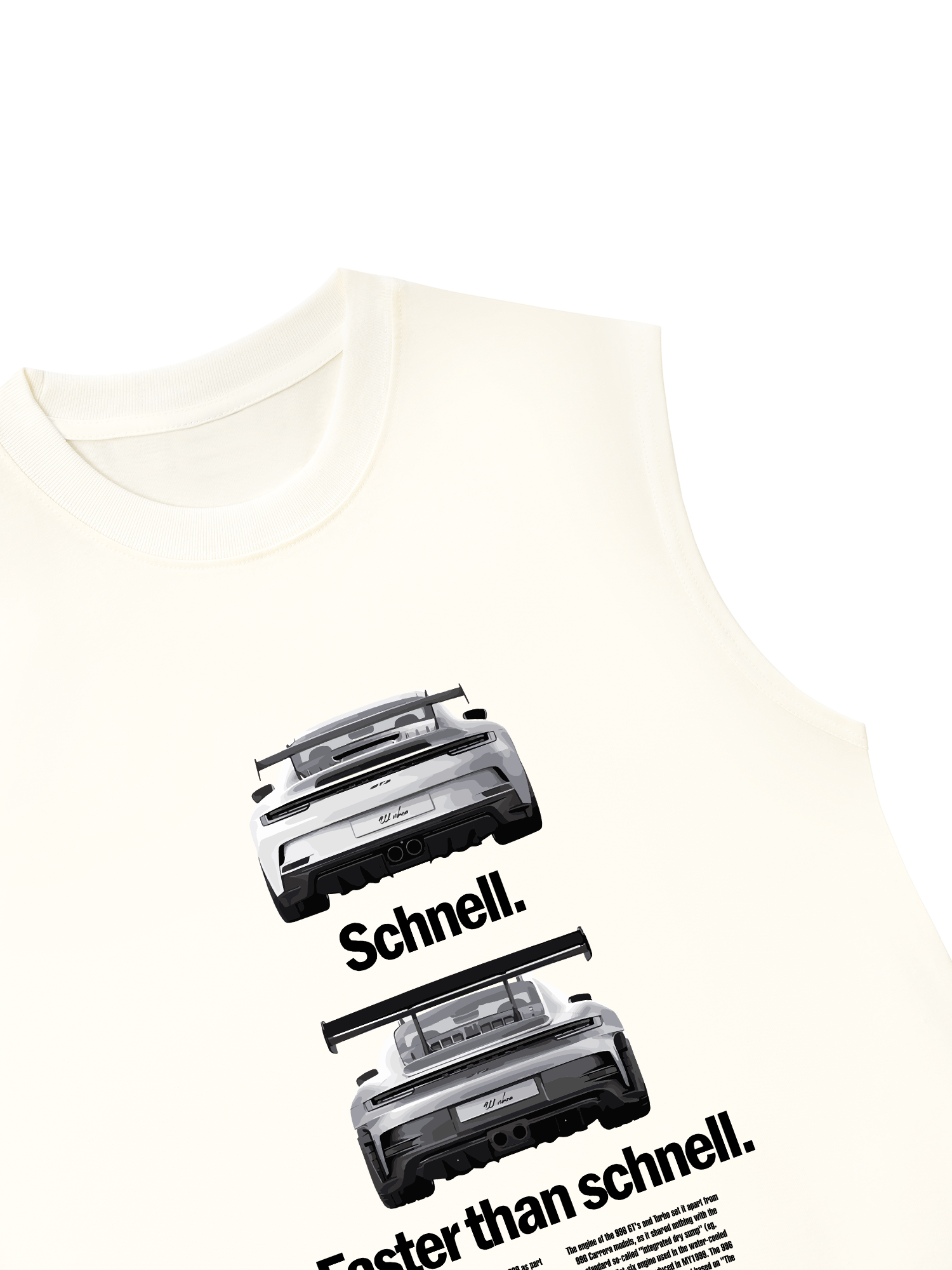 Áo Ba Lỗ Relaxed Fit Porsche Faster Than Schnell