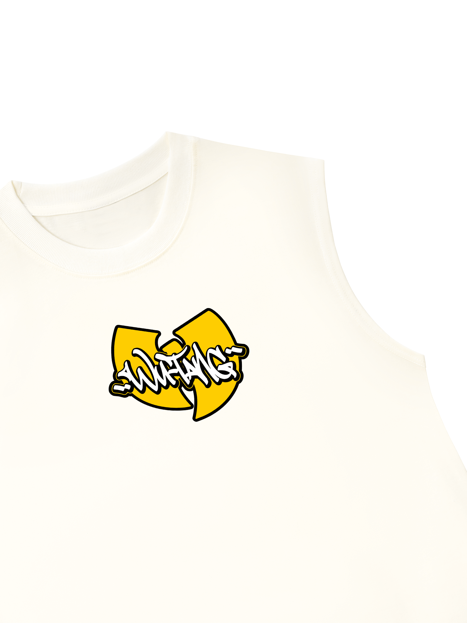 Áo Ba Lỗ Relaxed Fit Rapper Wu-Tang Clan Logo