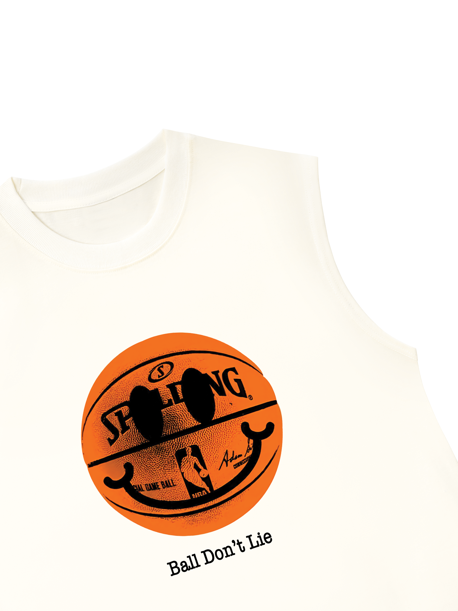 Áo Ba Lỗ Relaxed Fit Basketball Smiley Ball