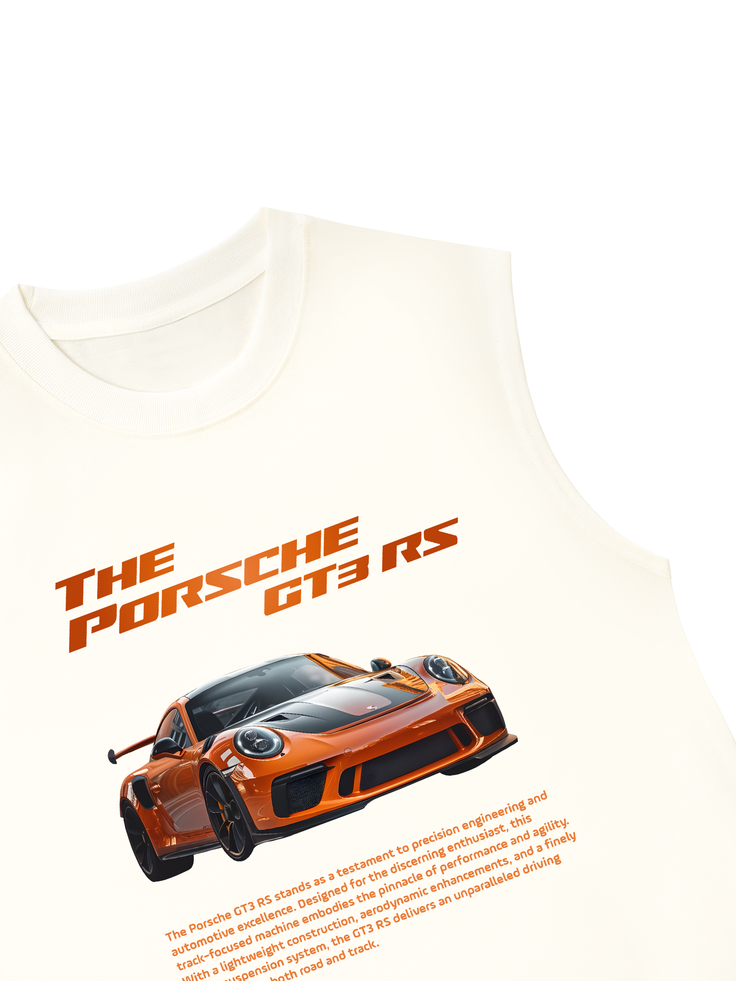 Áo Ba Lỗ Relaxed Fit Porsche Orange Layer GT3 RS