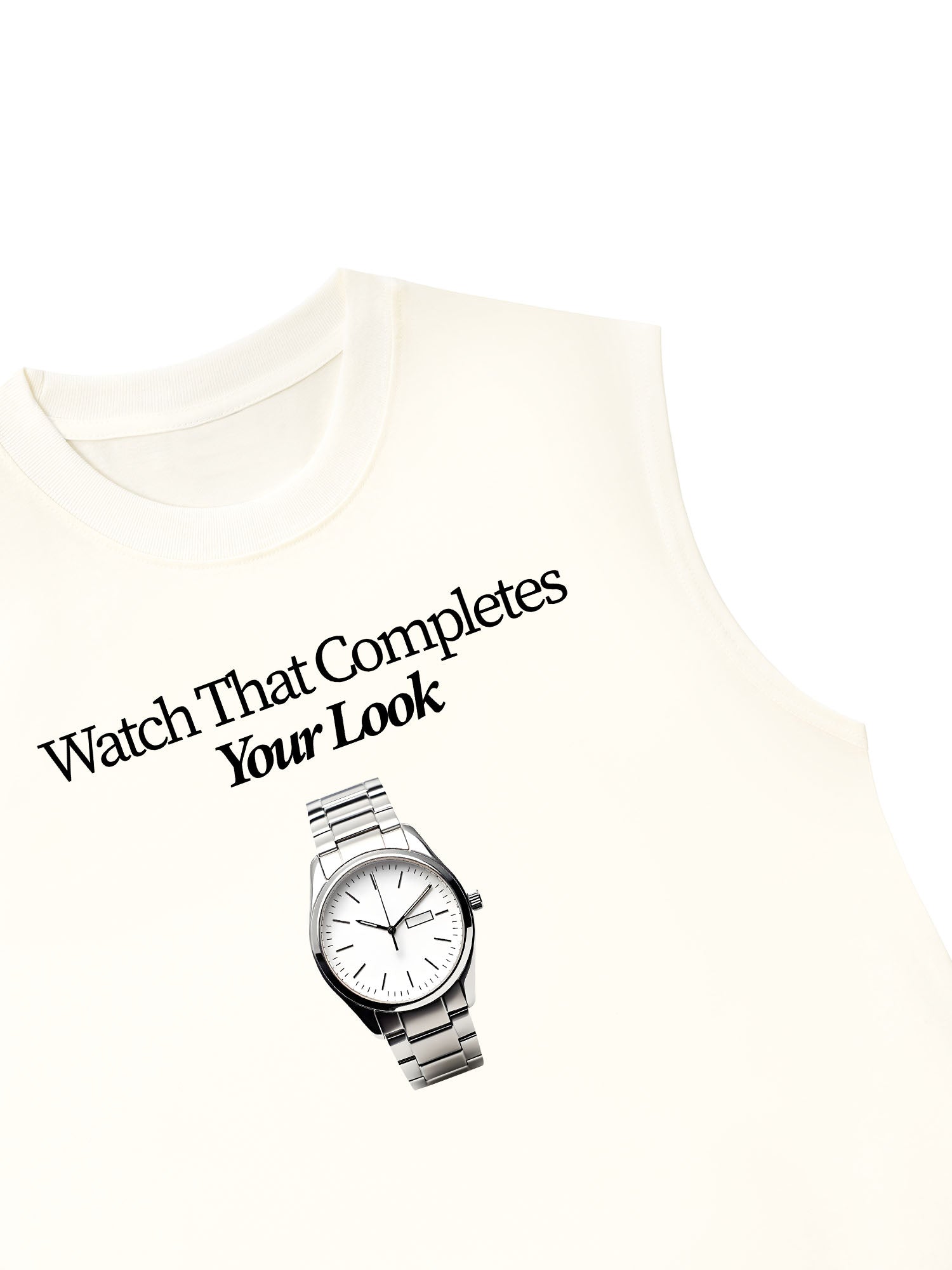 Áo Ba Lỗ Relaxed Fit Watch That Completes
