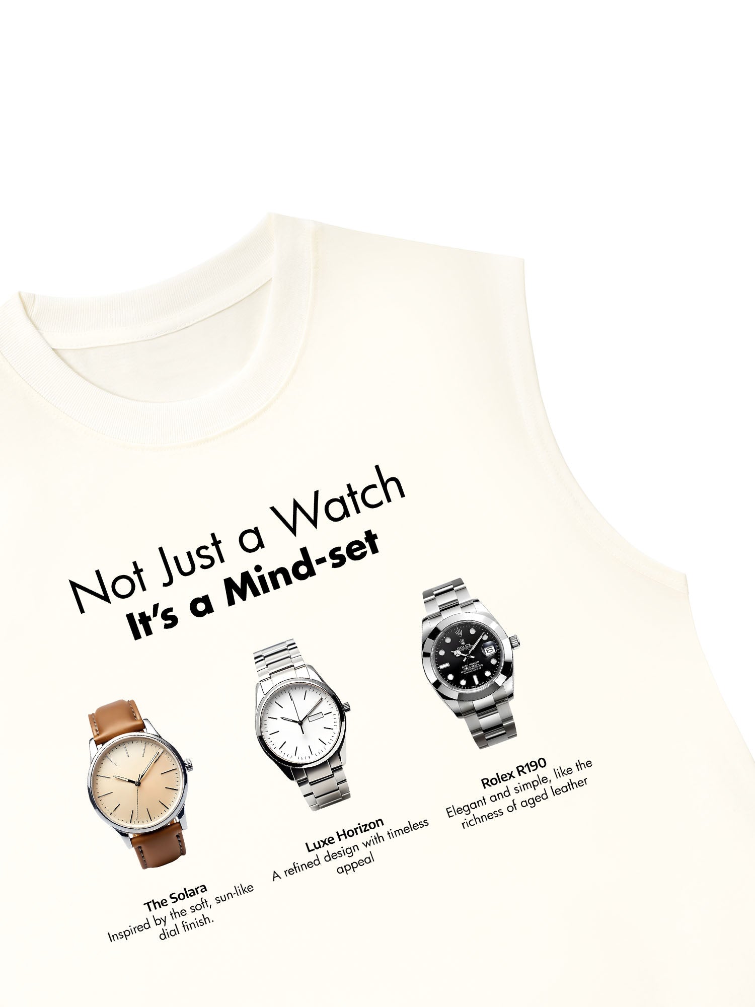 Áo Ba Lỗ Relaxed Fit Watch It_s A Mindset