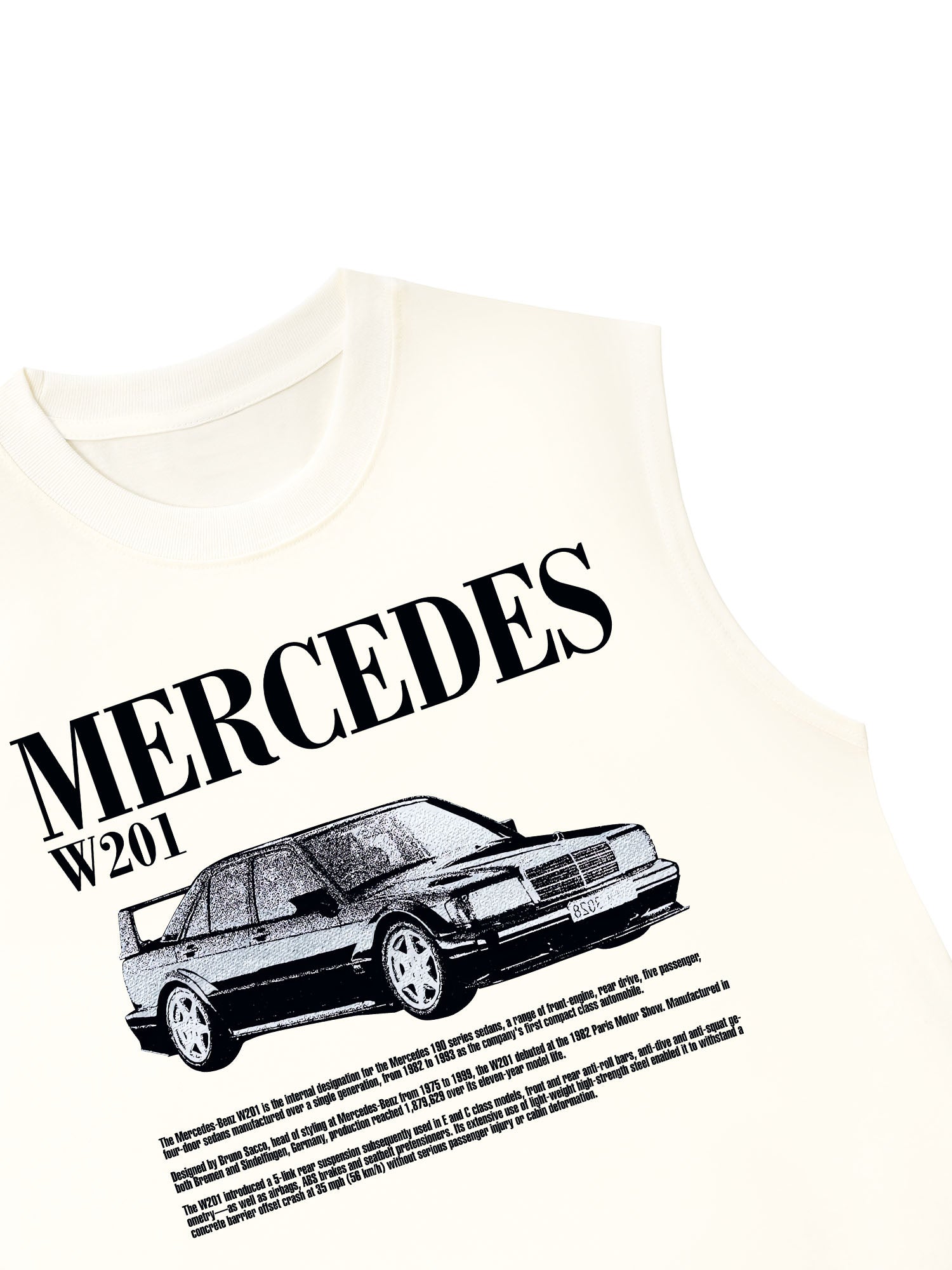 Áo Ba Lỗ Relaxed Fit Mercedes W201
