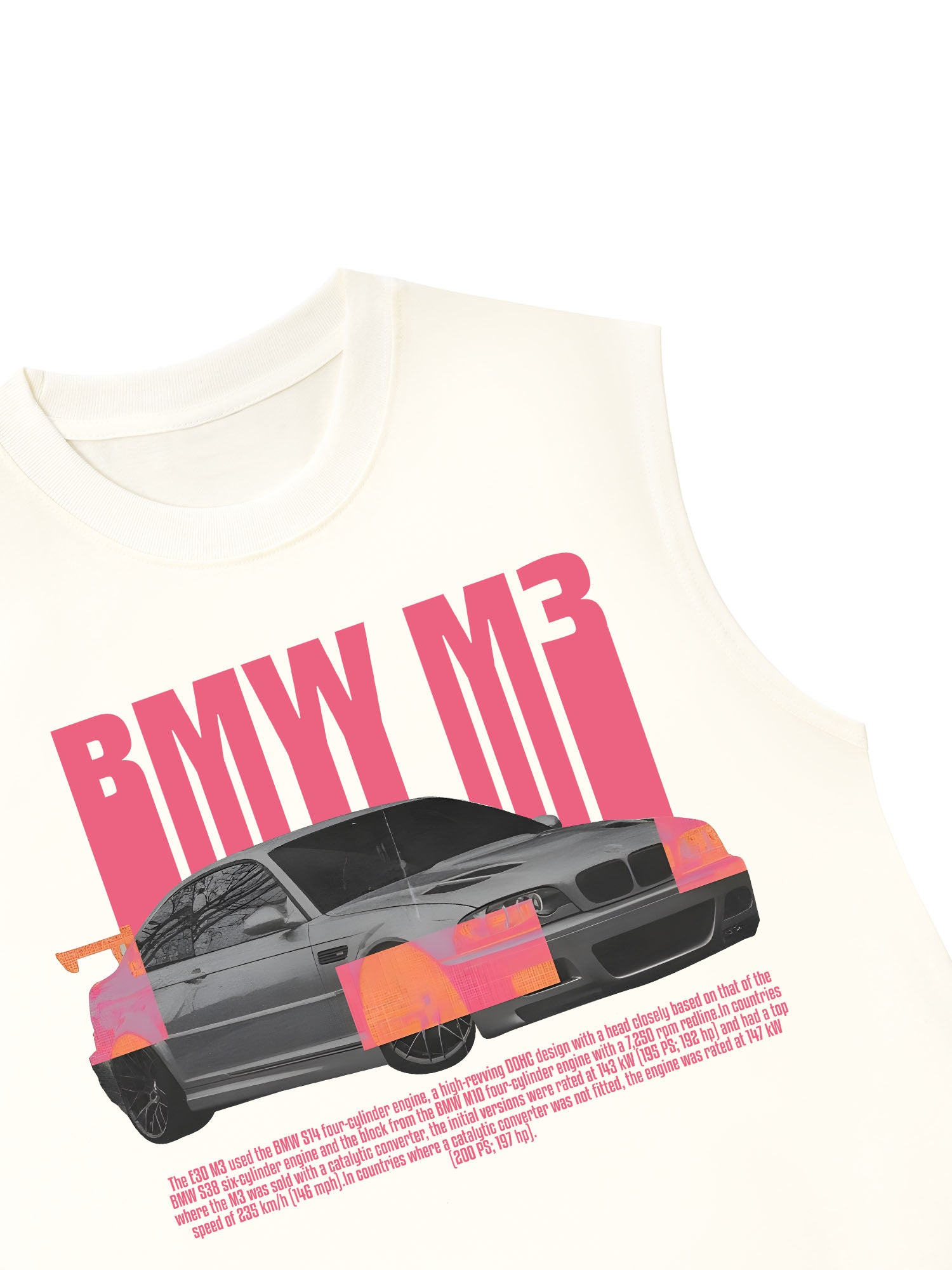 Áo Ba Lỗ Relaxed Fit BMW Glitch M3