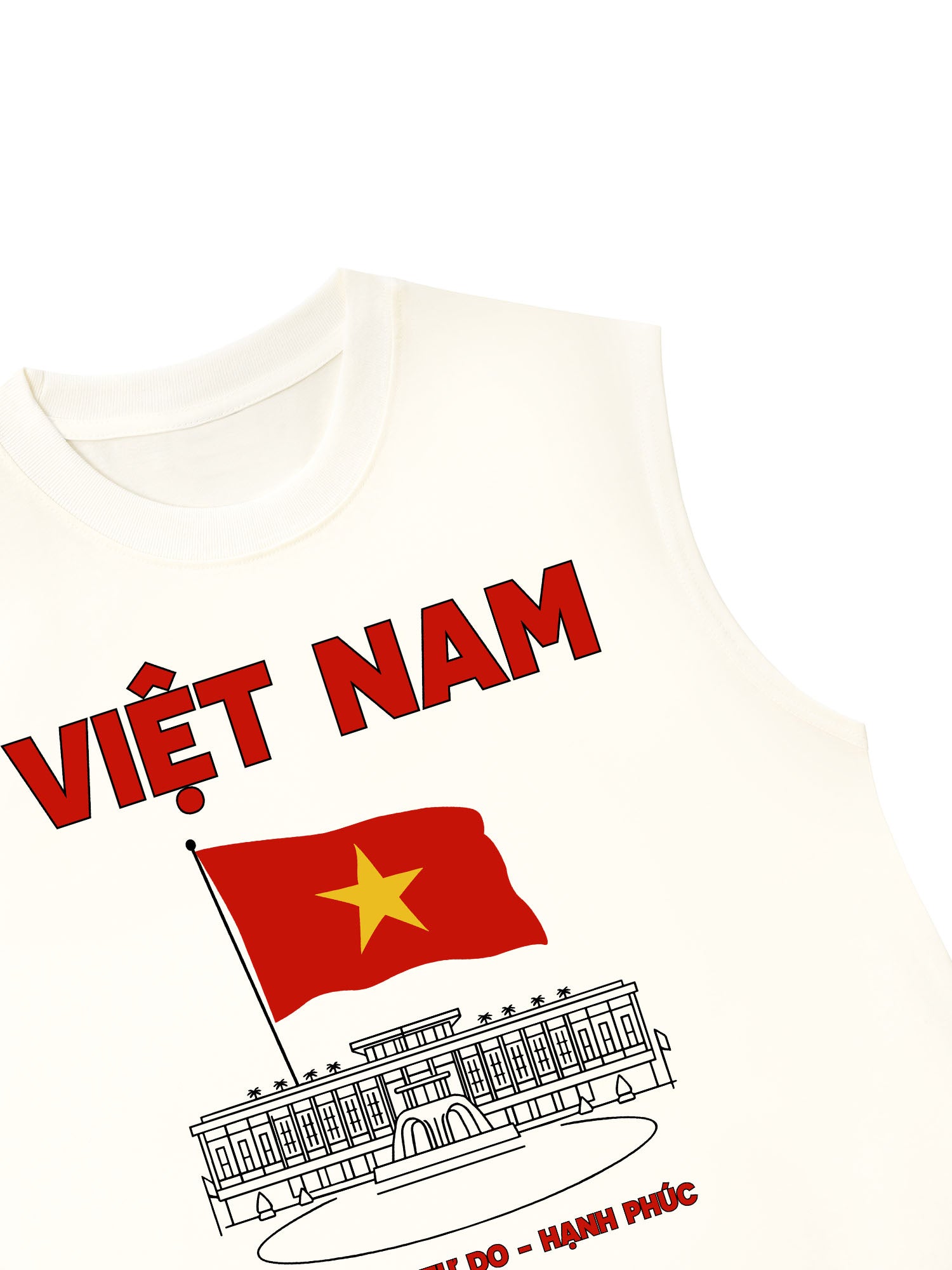 Áo Ba Lỗ Relaxed Fit Việt Nam Độc Lập