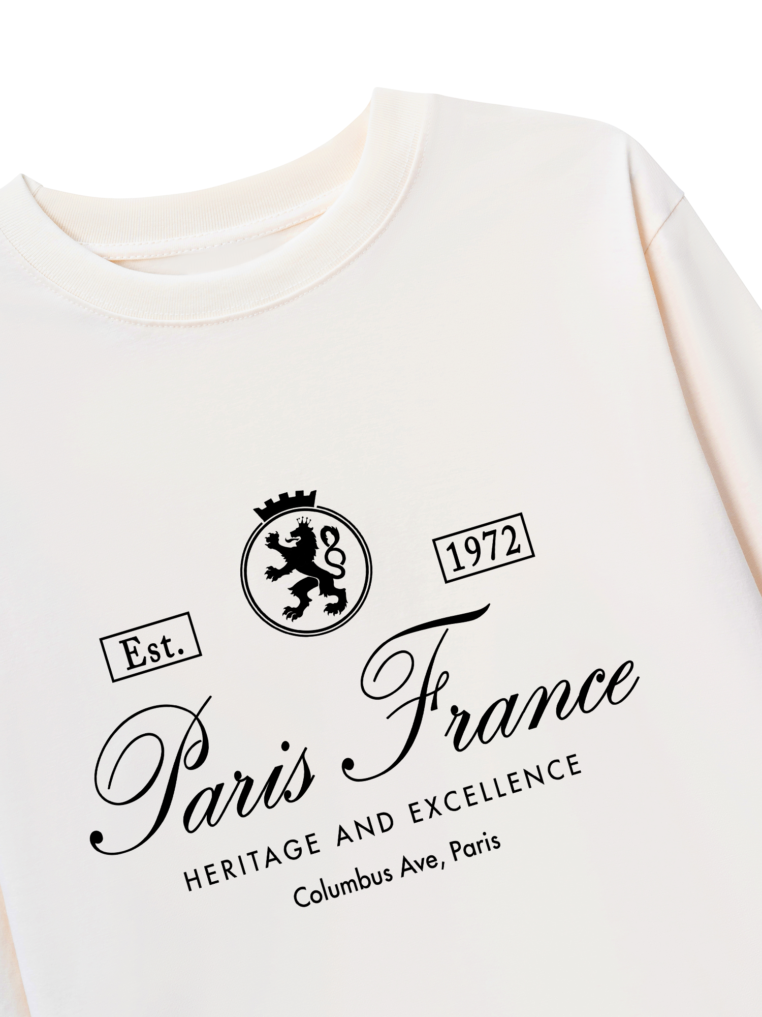 Áo Thun Dài Tay Vintage Paris France