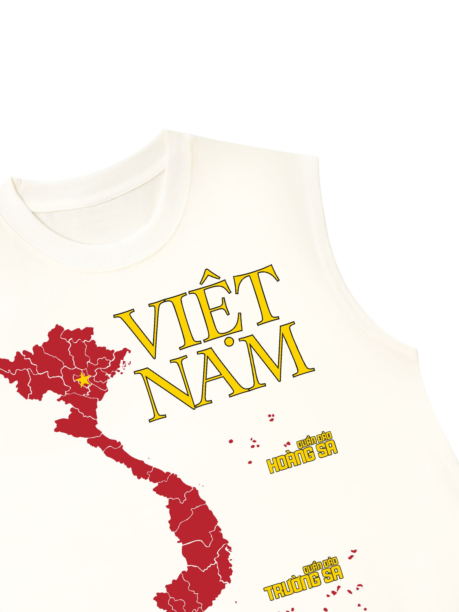 Áo Ba Lỗ Relaxed Fit Lãnh Thổ Việt Nam