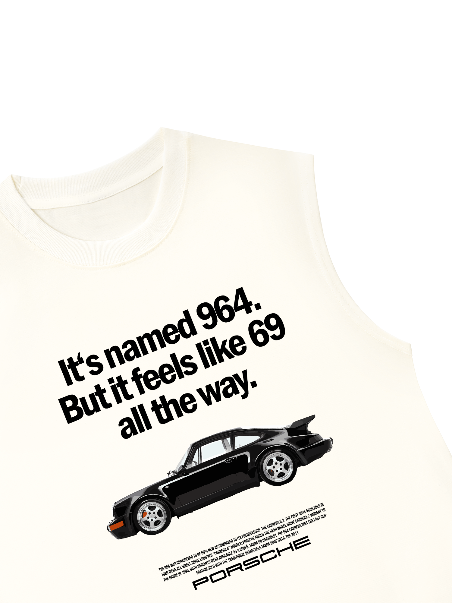 Áo Ba Lỗ Relaxed Fit Porsche It Feel Like 69