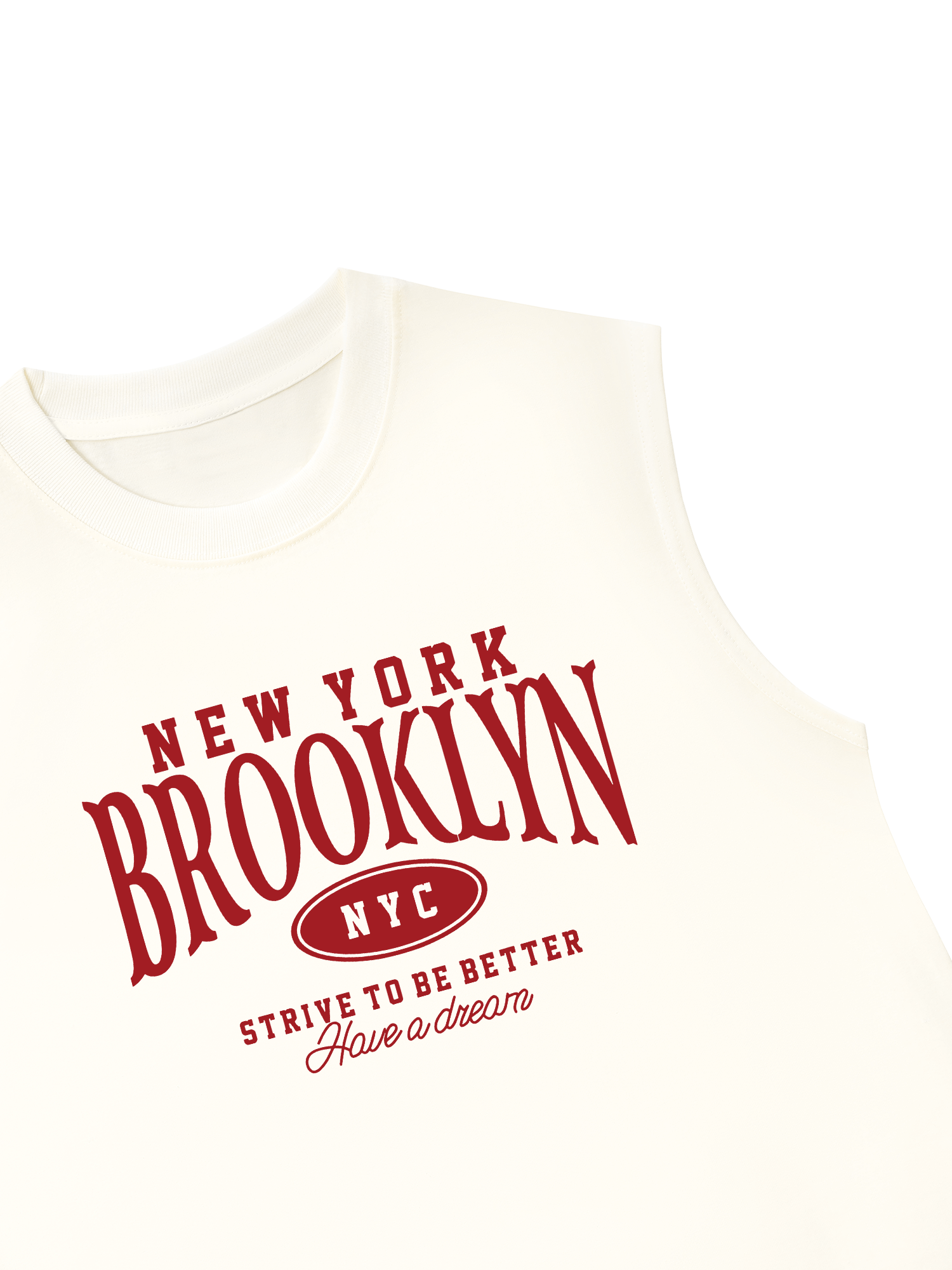 Áo Ba Lỗ Relaxed Fit New York Brooklyn