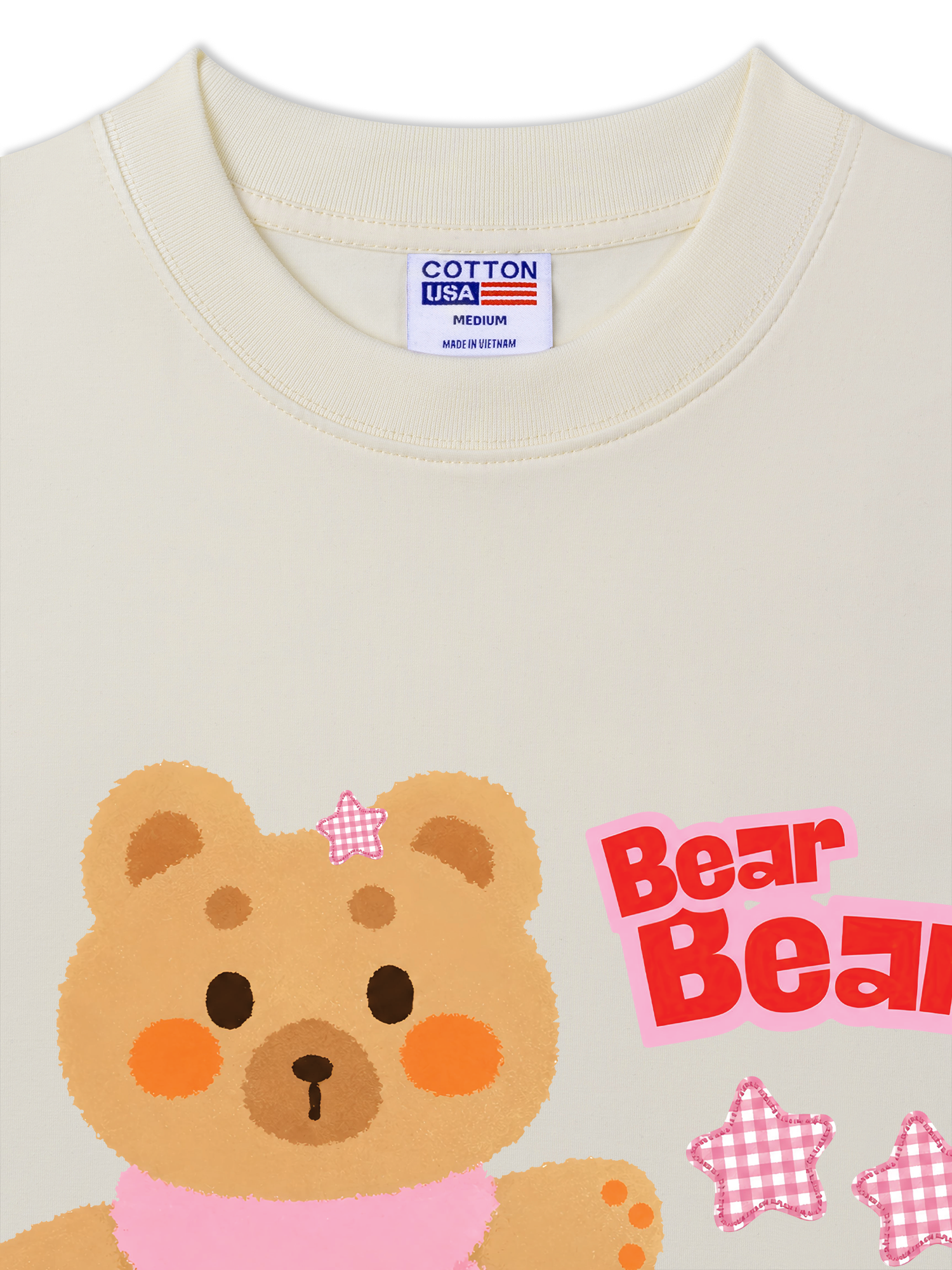 Áo Thun Relaxed Fit Bear Town Honey Bear