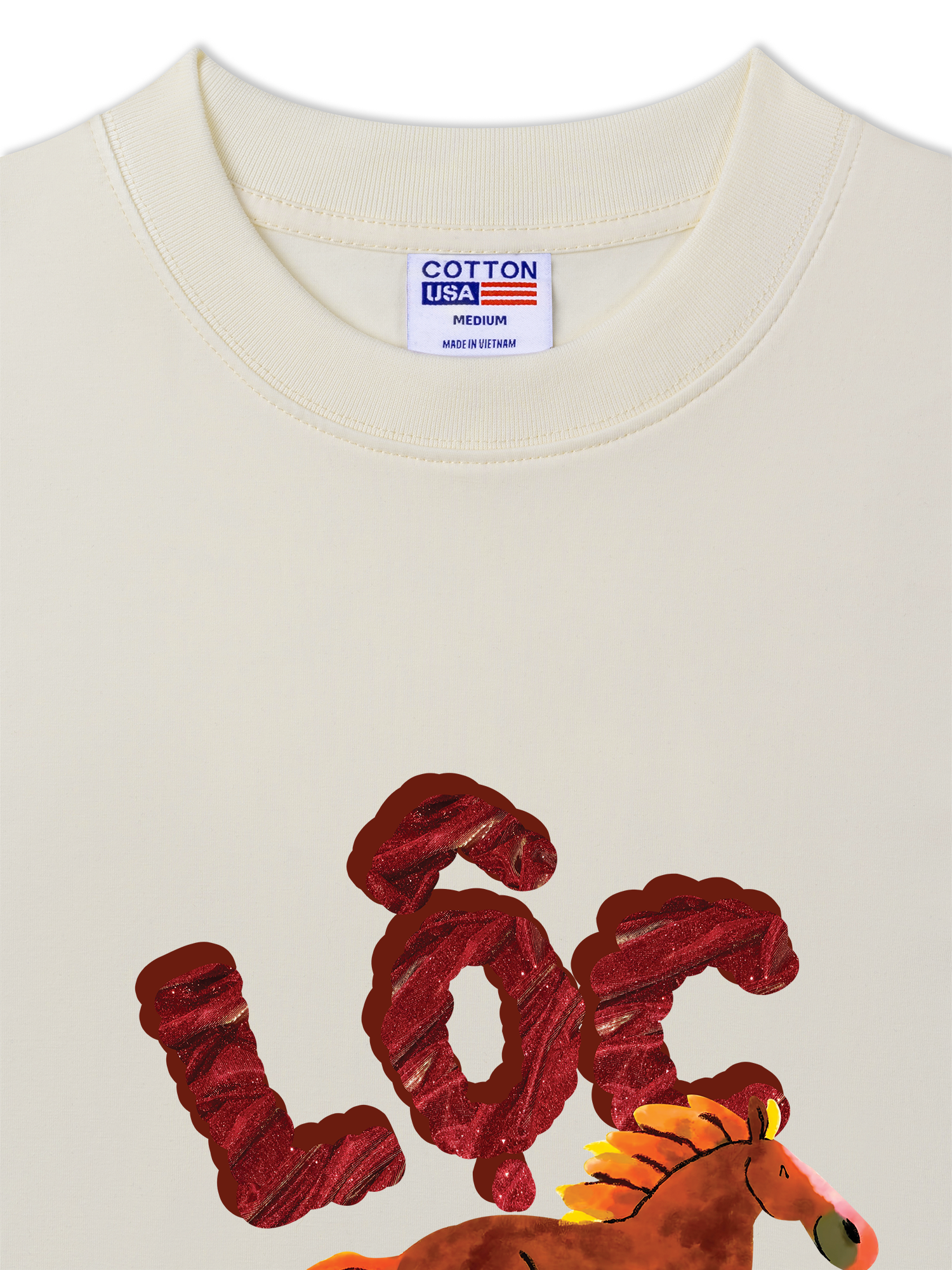 Áo Thun Relaxed Fit Tết Bính Ngọ - LỘC