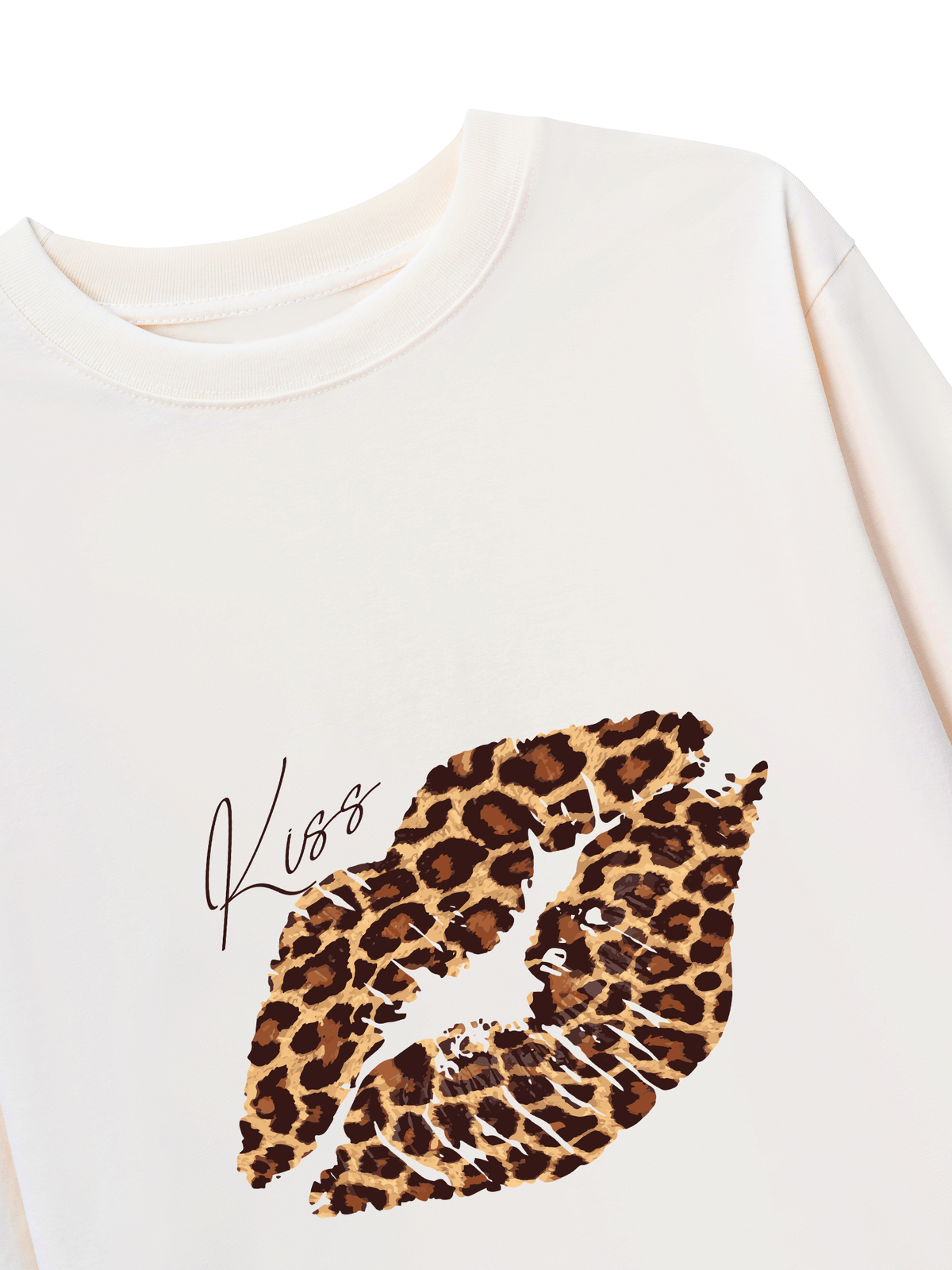 Áo Thun Dài Tay Urban Leopard Kiss Lip