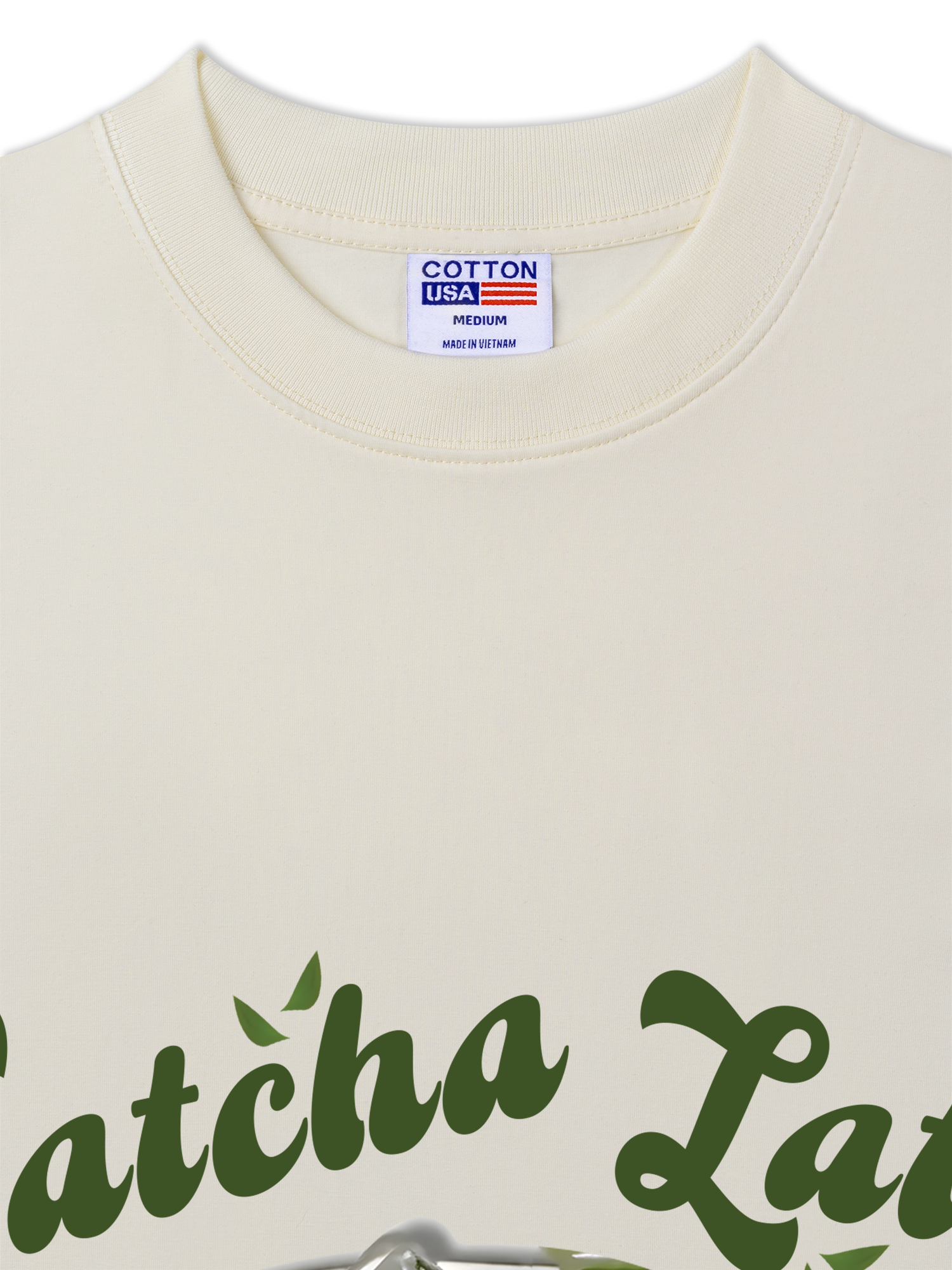 Áo Thun Relaxed Fit Tropical Matcha