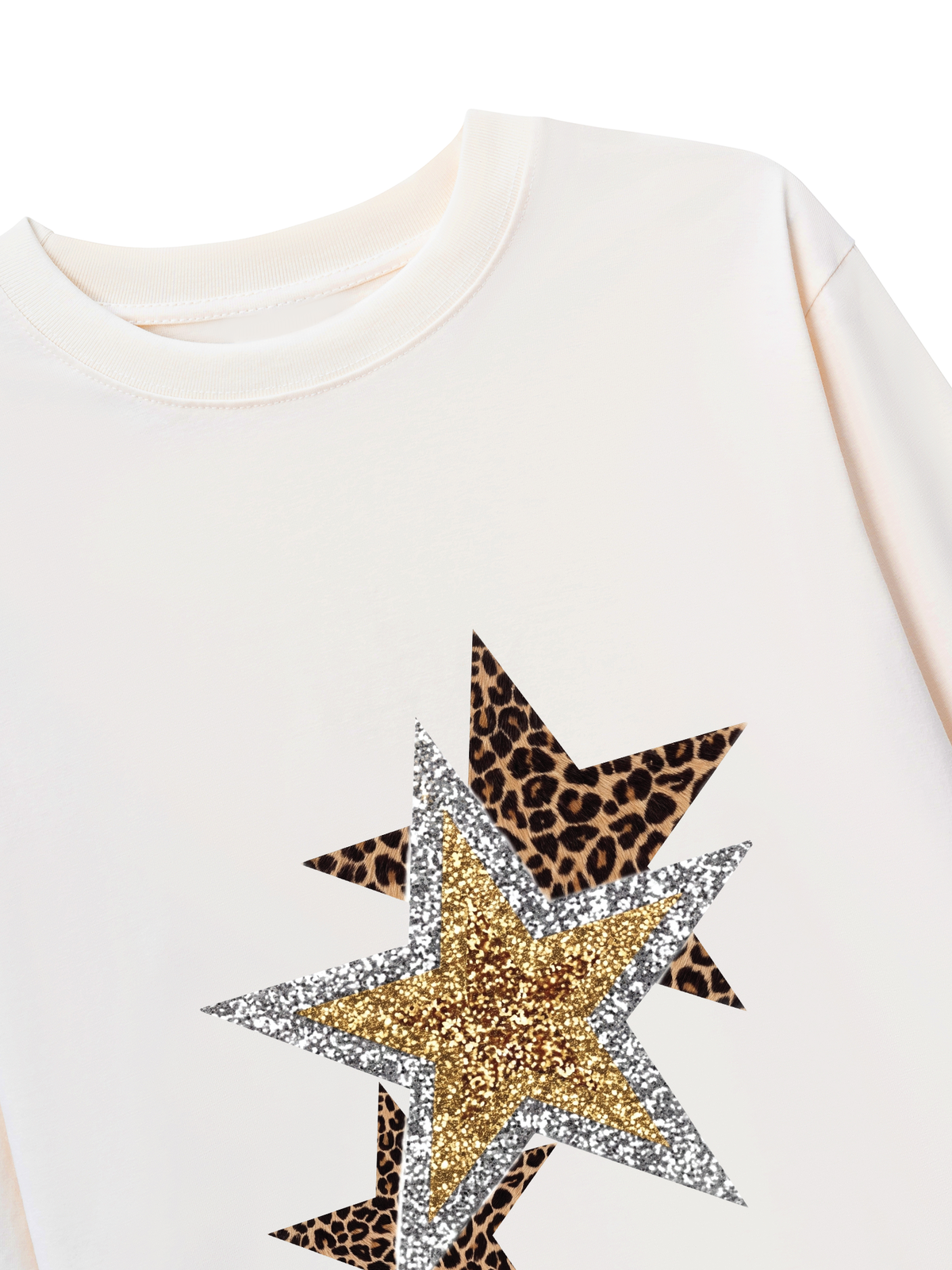 Áo Thun Dài Tay Urban Leopard Metallic Savage Stars