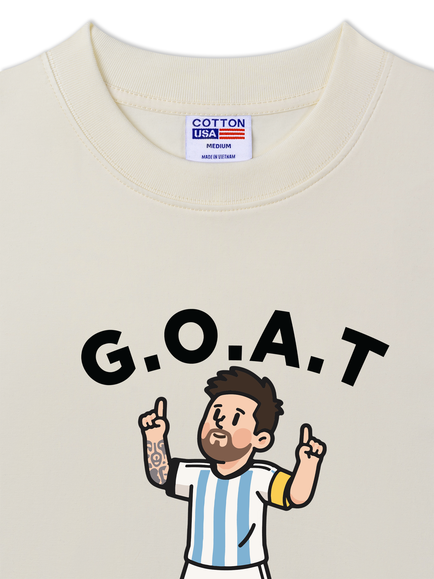 Áo Thun Relaxed Fit Soccer GOAT