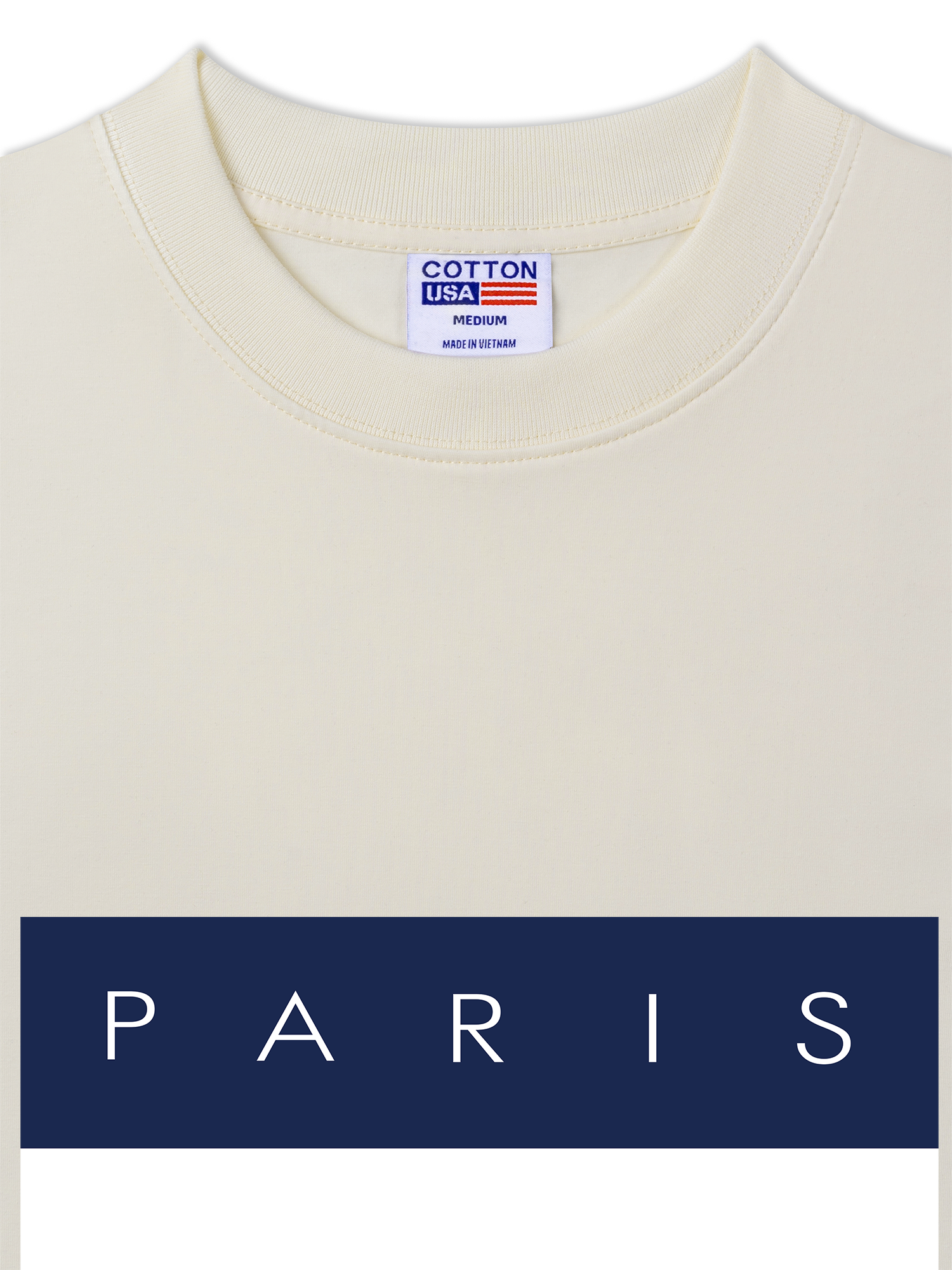 Áo Thun Relaxed Fit Paris France Flag