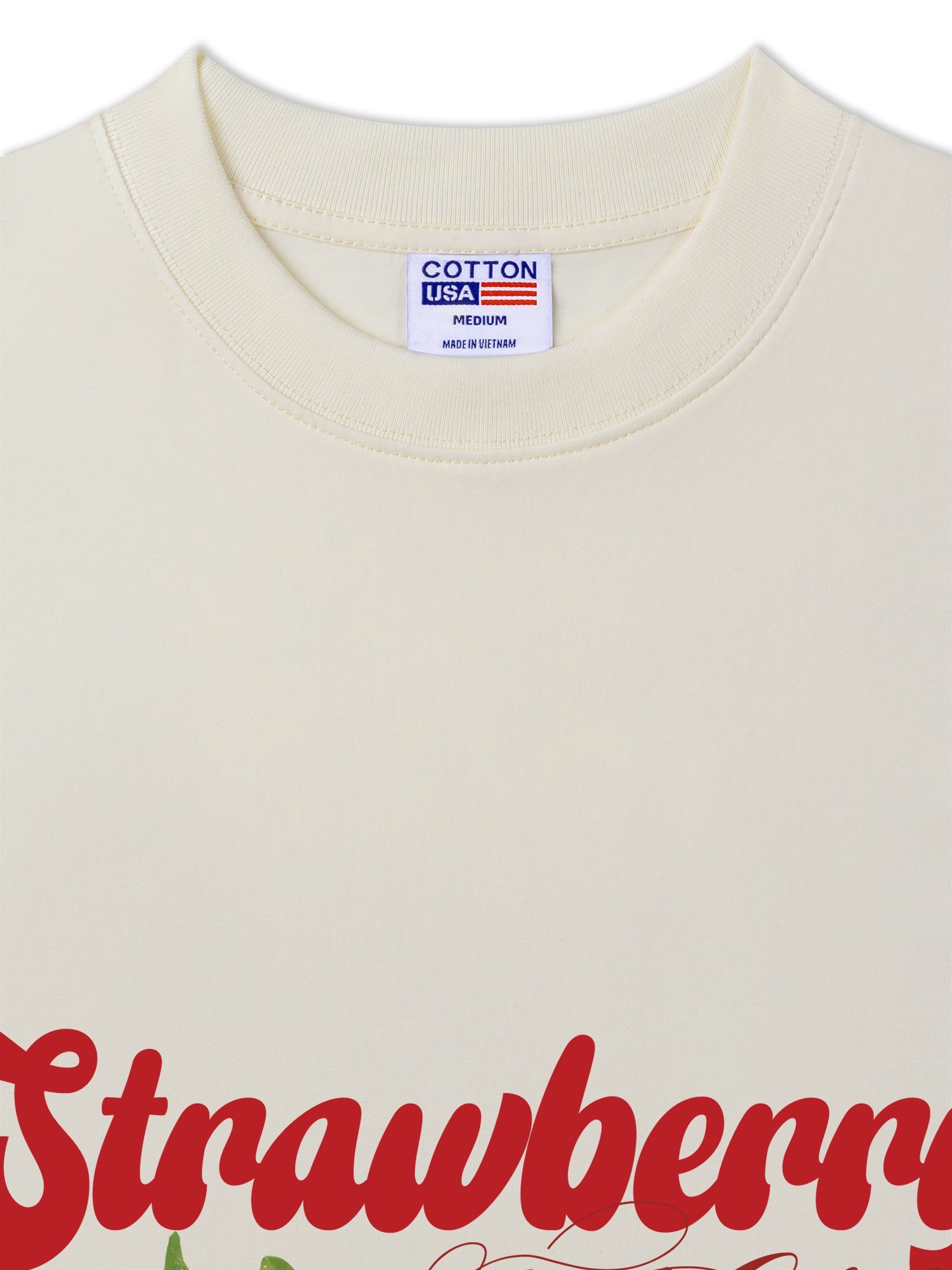 Áo Thun Relaxed Fit Tropical Strawberry Fresh Club