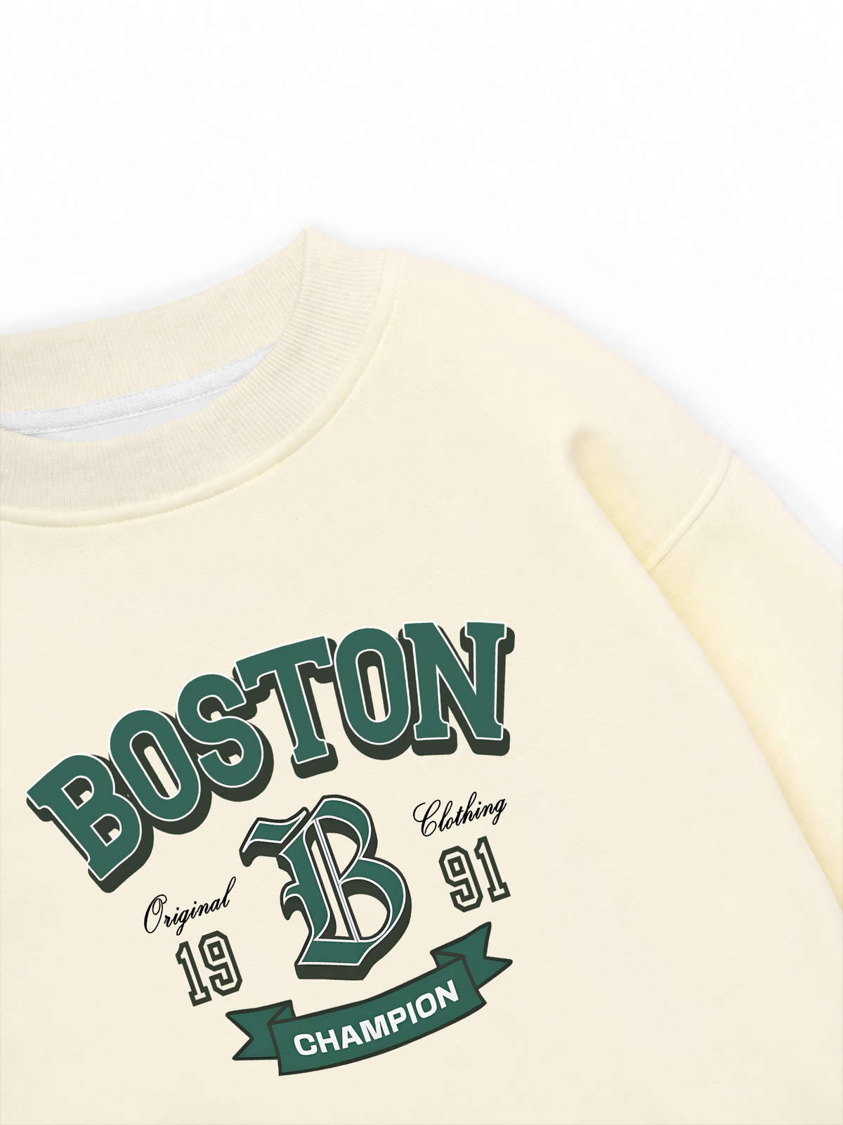 Áo Sweater Nỉ Hai Da City Bonton
