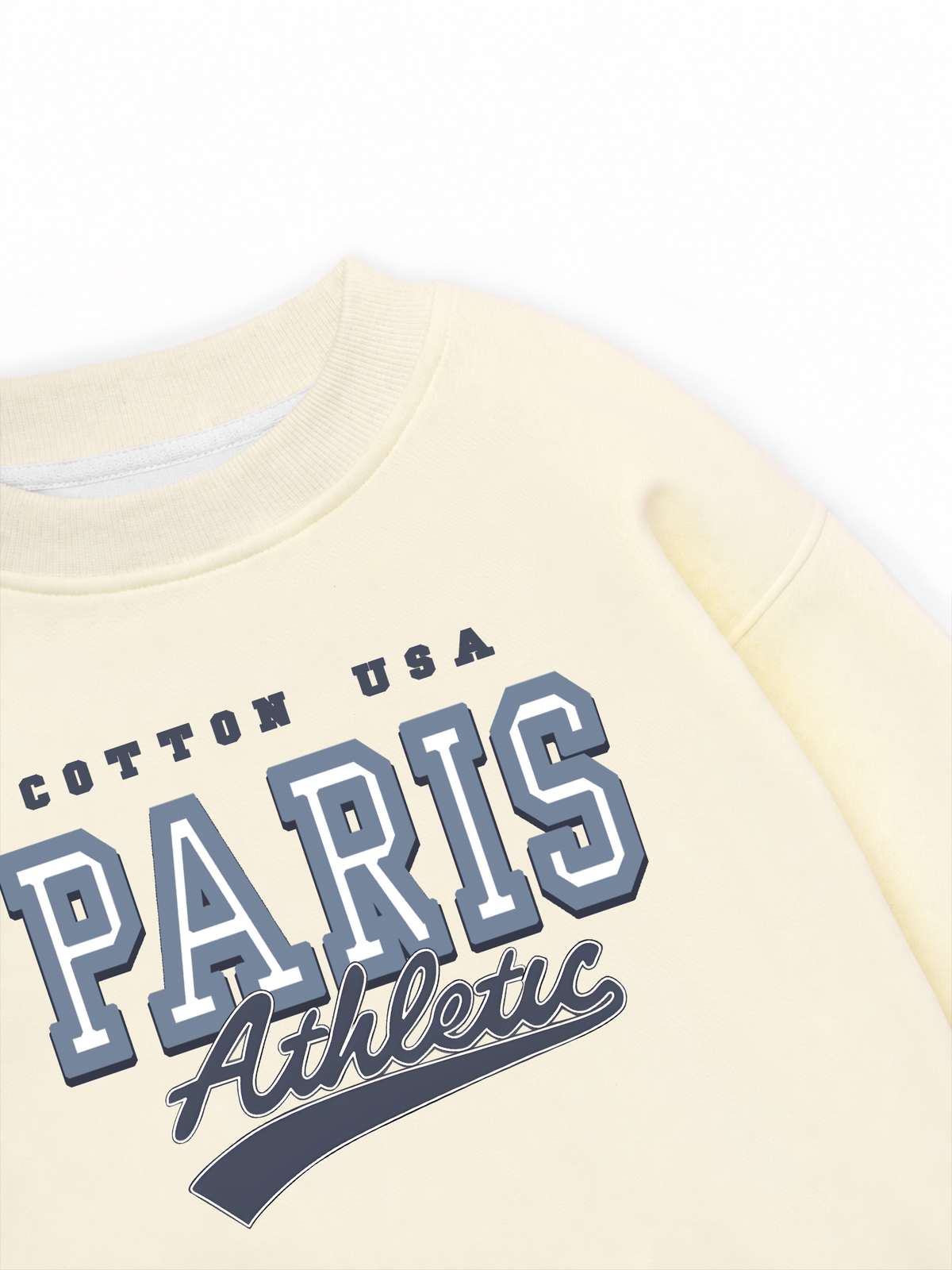 Áo Sweater Nỉ Hai Da Paris