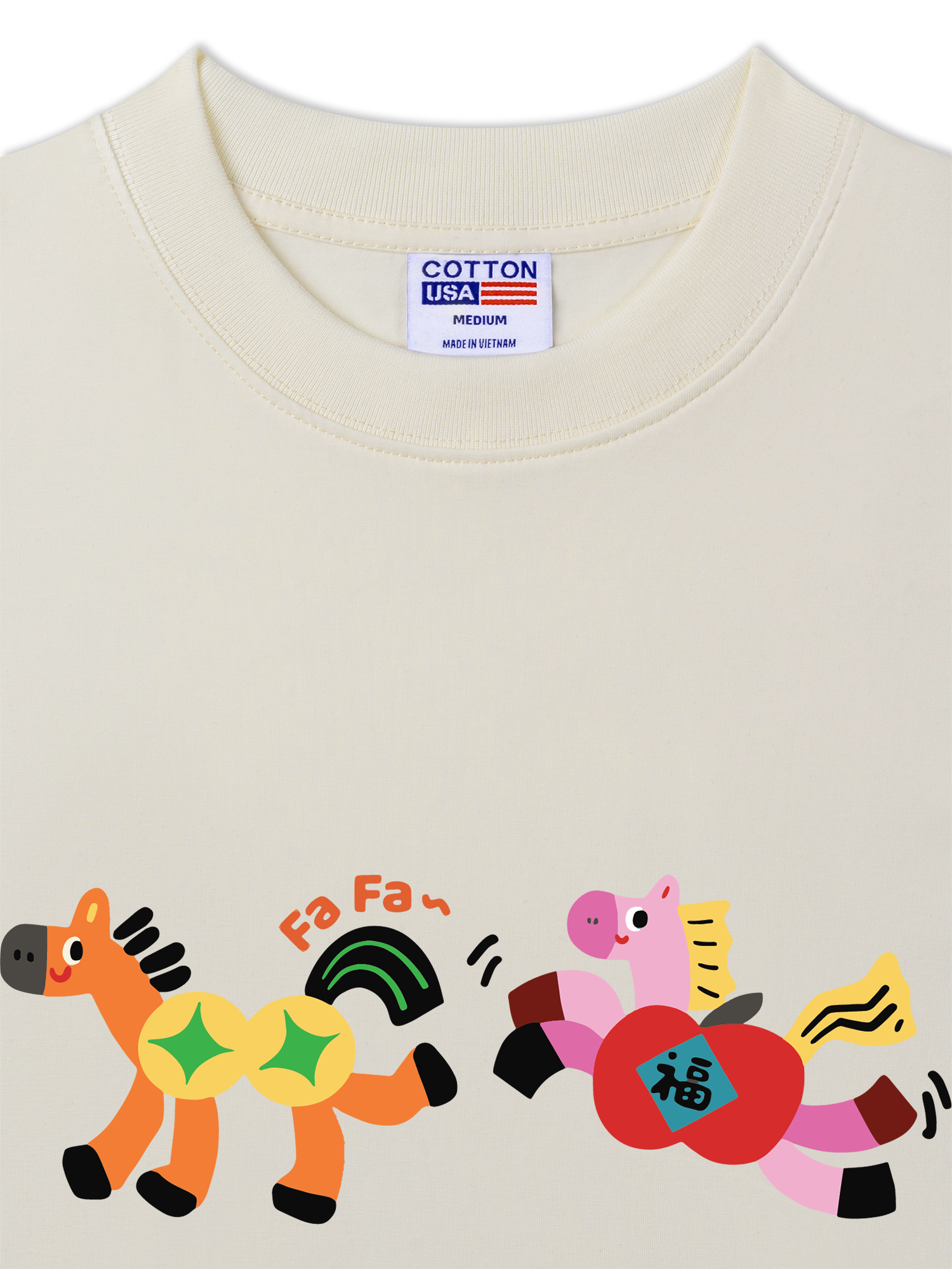 Áo Thun Relaxed Fit Horse Year