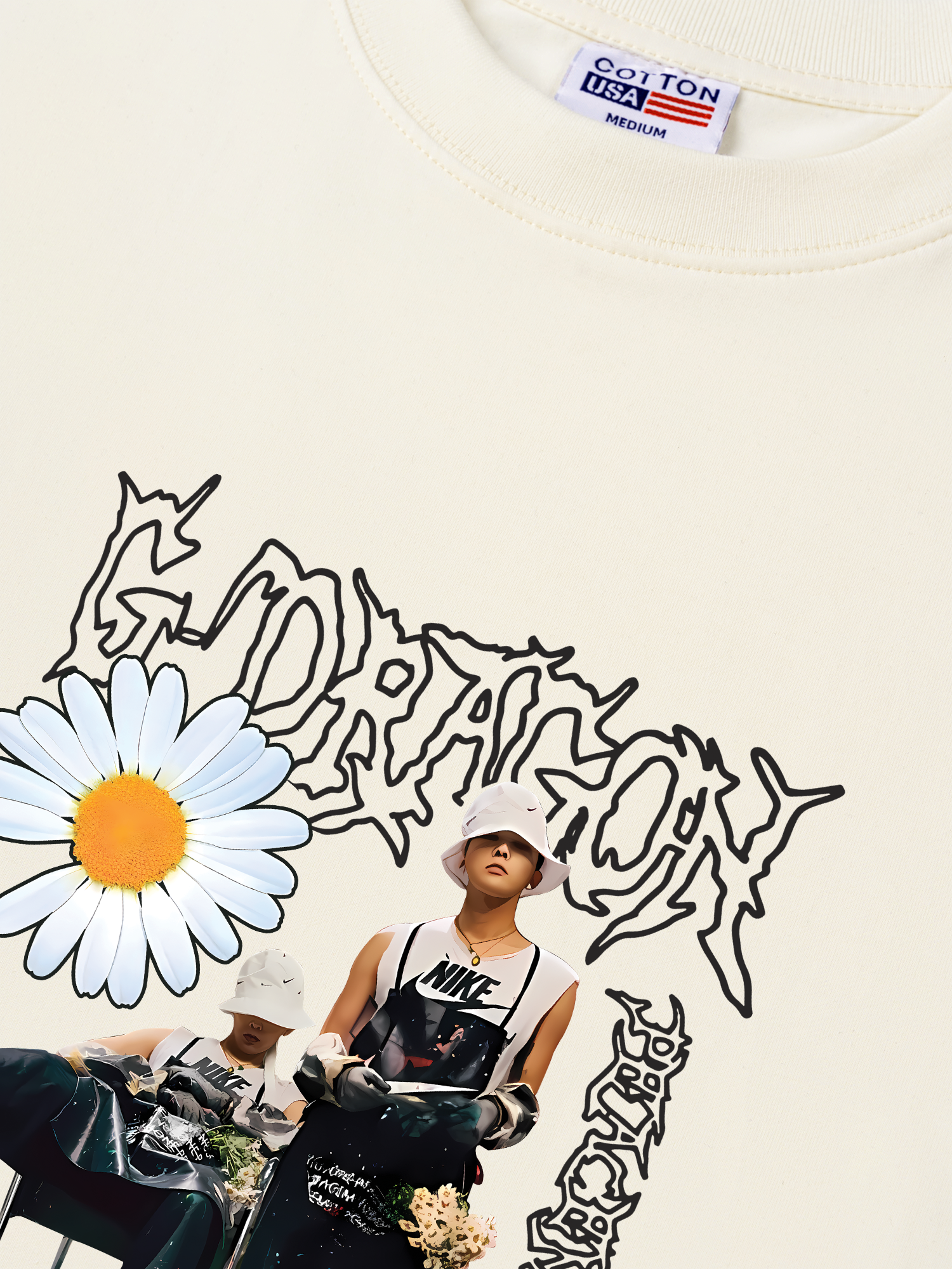 Áo Thun Relaxed Fit Idol GDragon Art