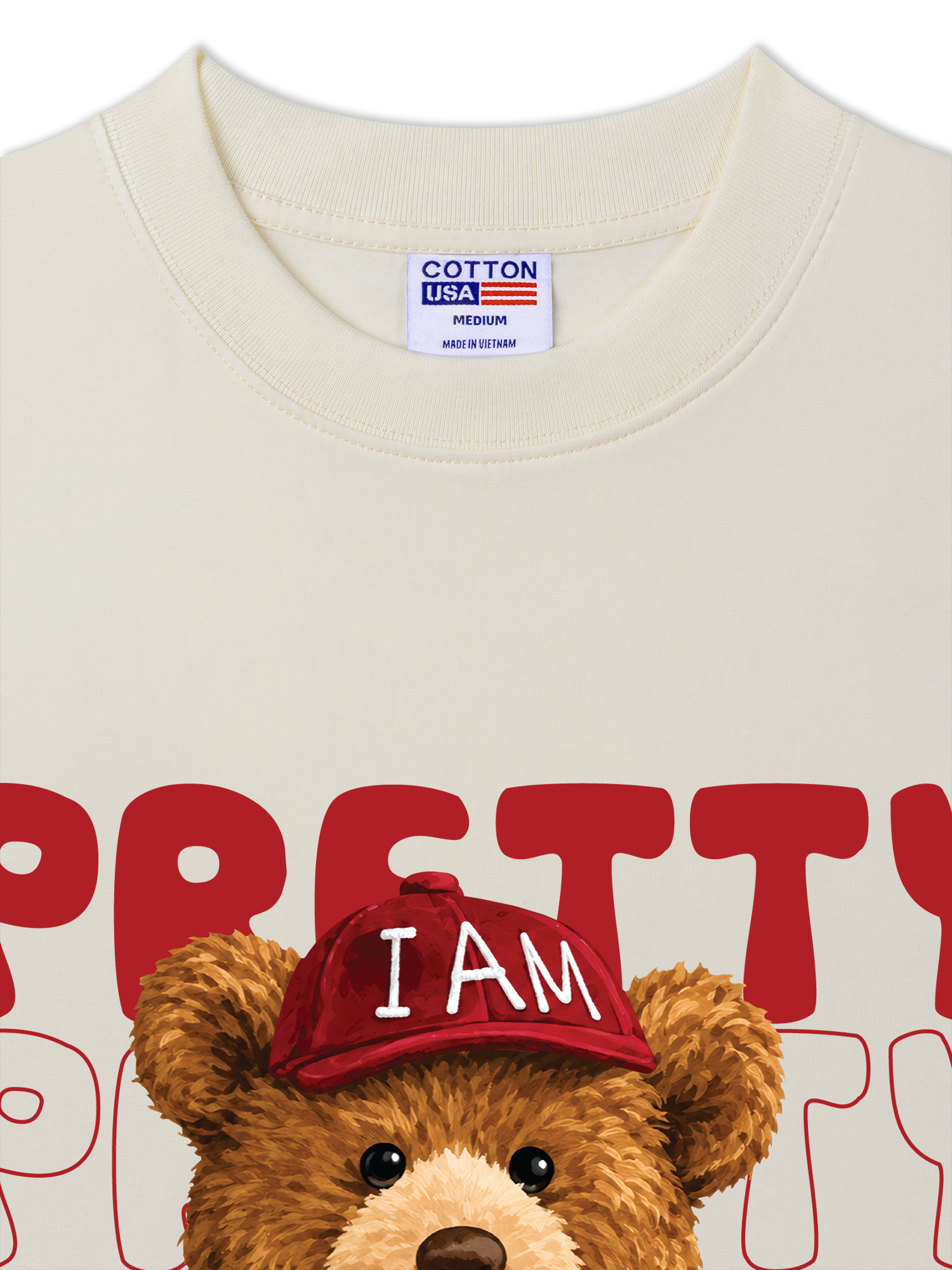 Áo Thun Relaxed Fit Bear Town Pretty Bear