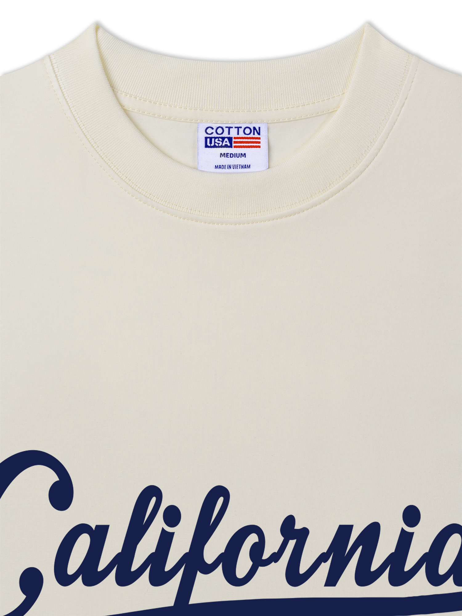 Áo Thun Relaxed Fit USA Califorinia Blue