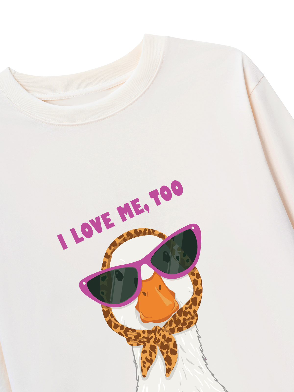 Áo Thun Dài Tay Farm Lady Duck I Love Me Too