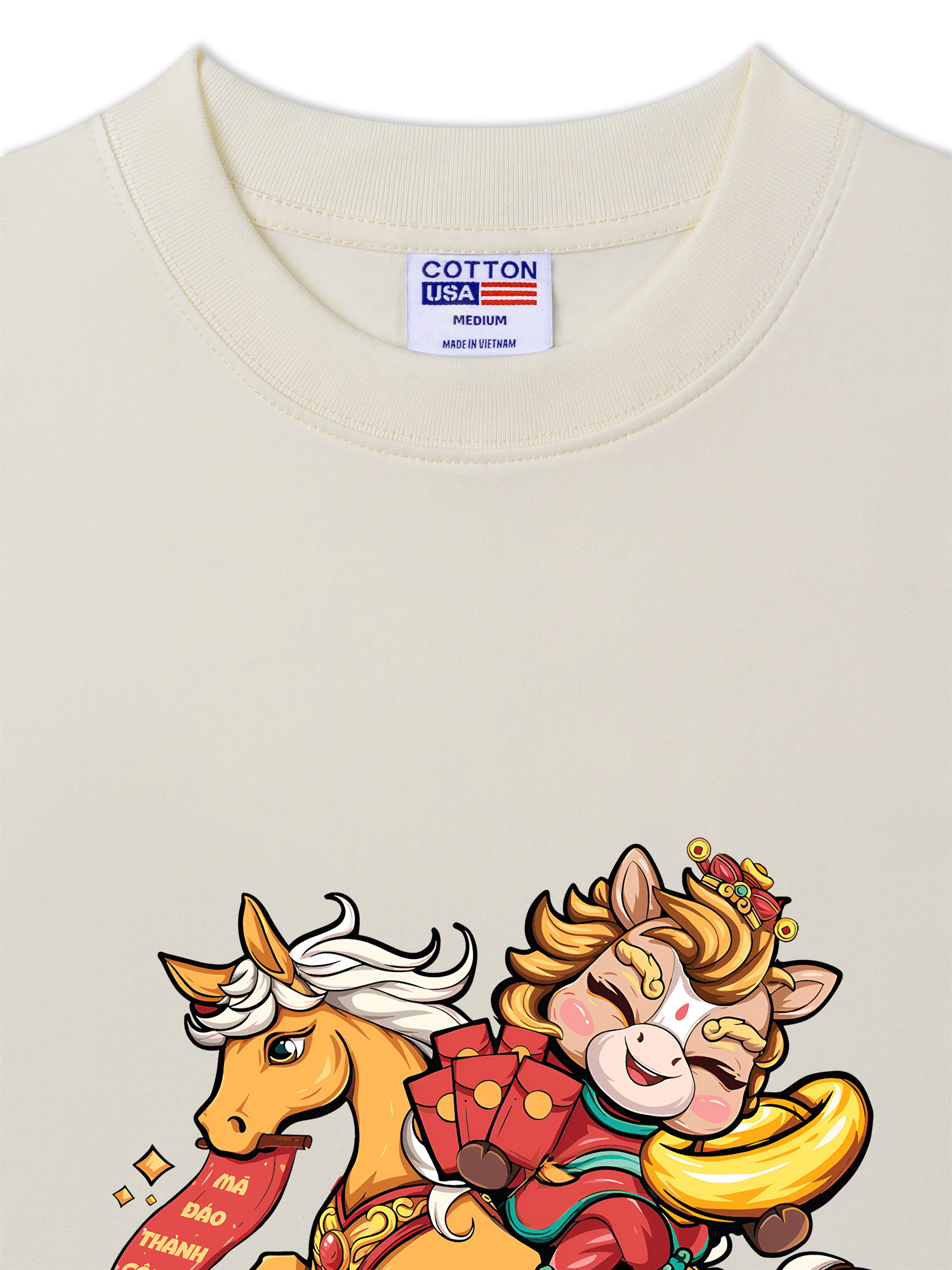 Áo Thun Relaxed Fit Mã Đáo Thành Công