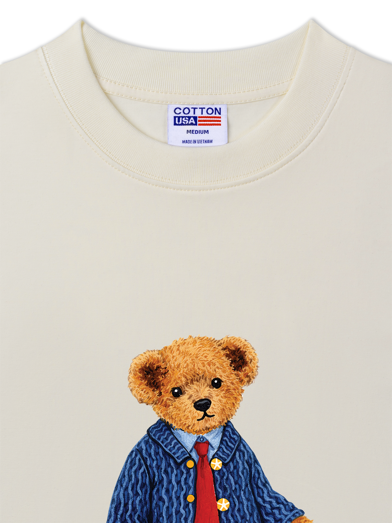 Áo Thun Relaxed Fit Soft Boy Bear
