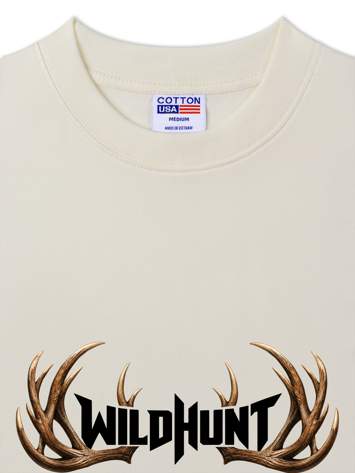 Áo Thun Relaxed Fit WILDHUND ANTLERS
