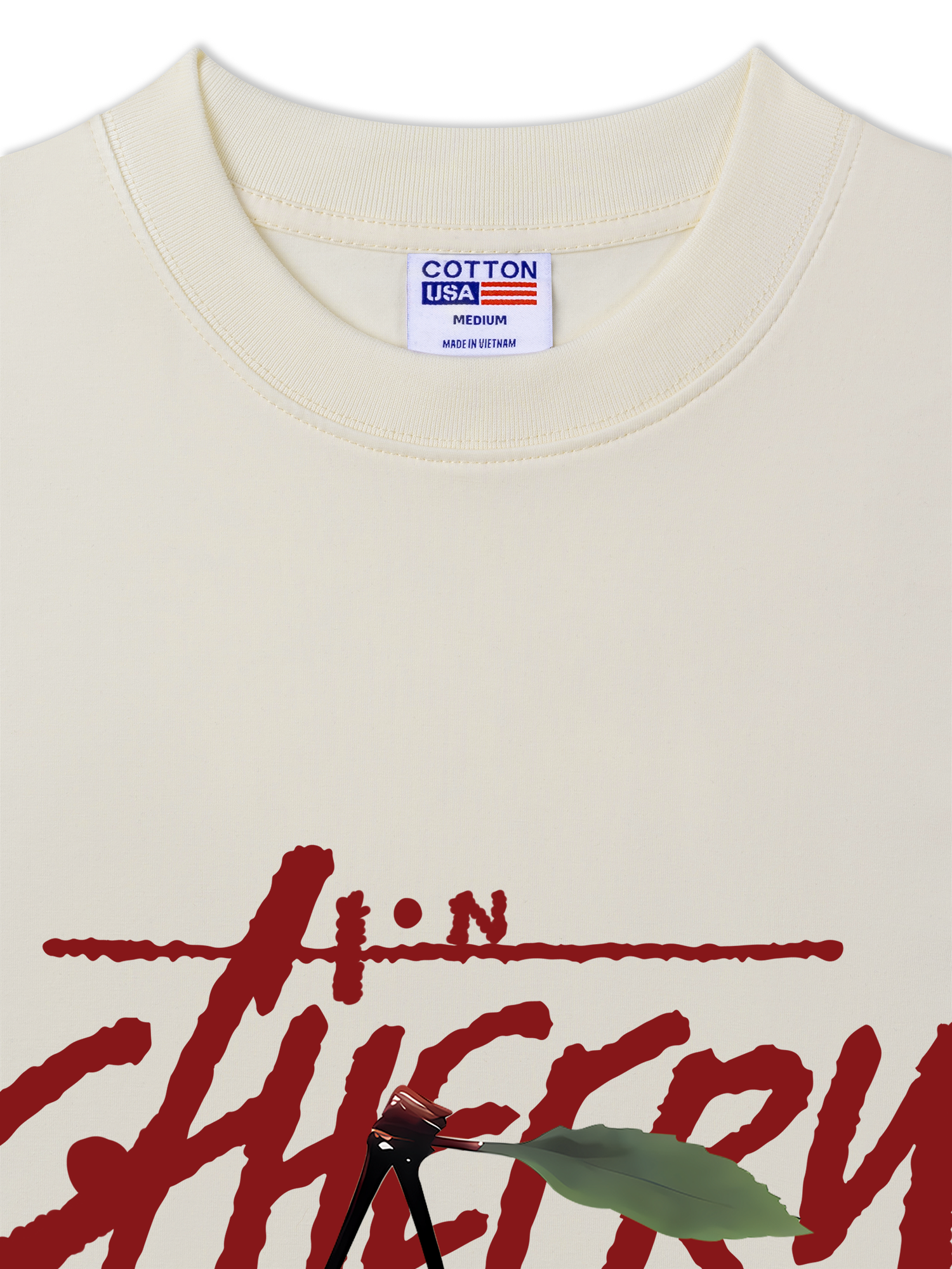 Áo Thun Relaxed Fit Cherry X Cotton USA Love