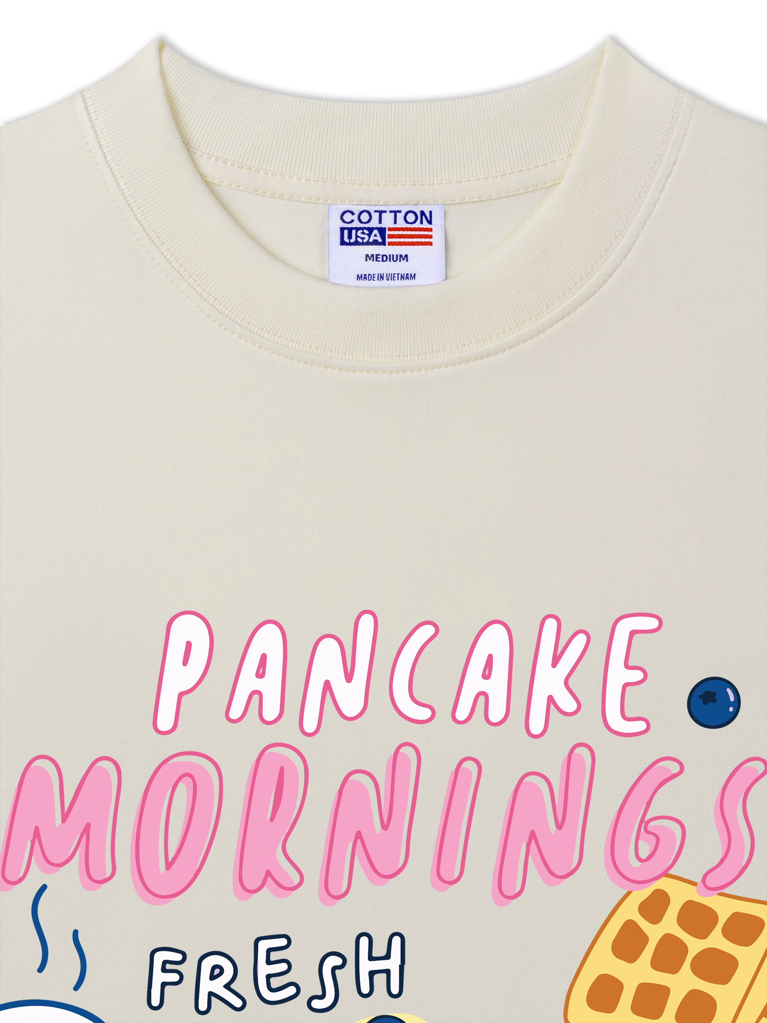 Áo Thun Relaxed Fit Pancake Morning Fresh