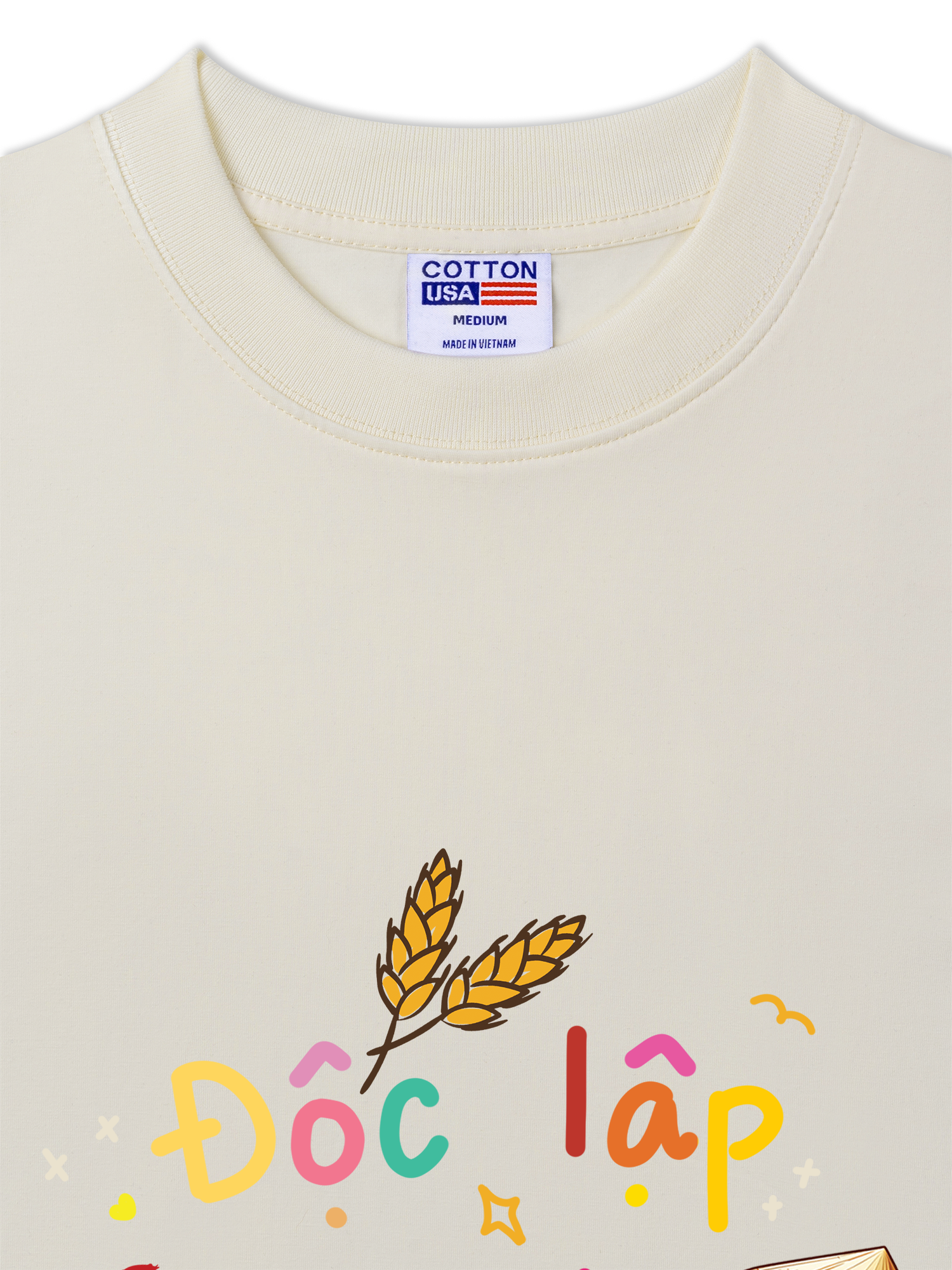 Áo Thun Relaxed Fit Việt Nam Độc Lập - Tự Do - Hạnh Phúc