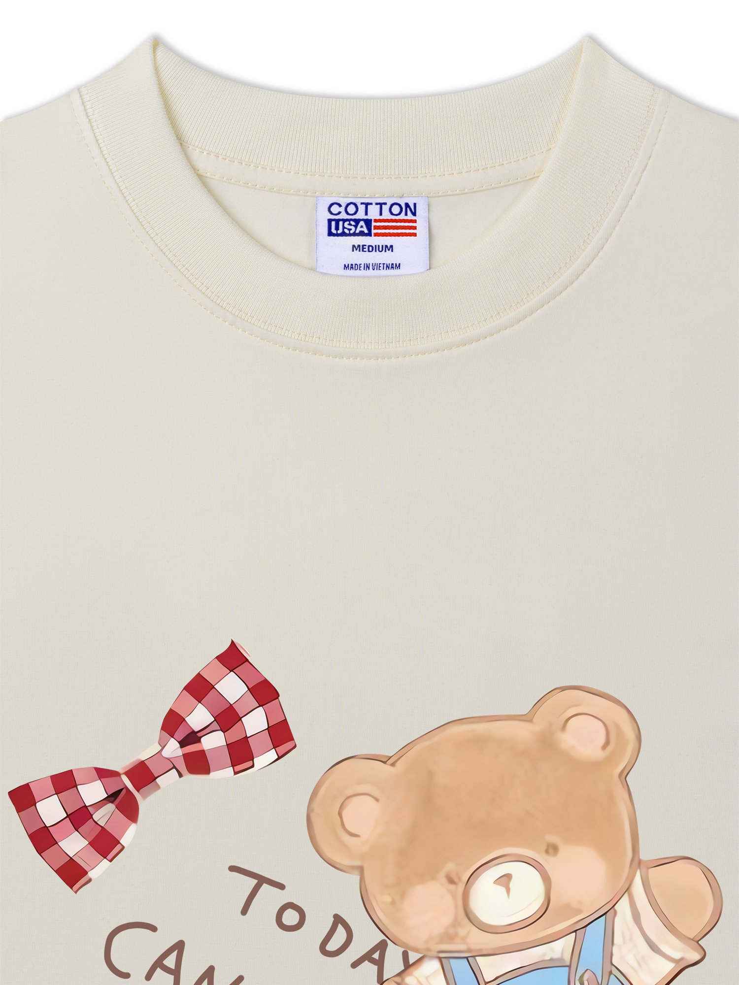 Áo Thun Relaxed Fit Soft Paw Cute Teddy