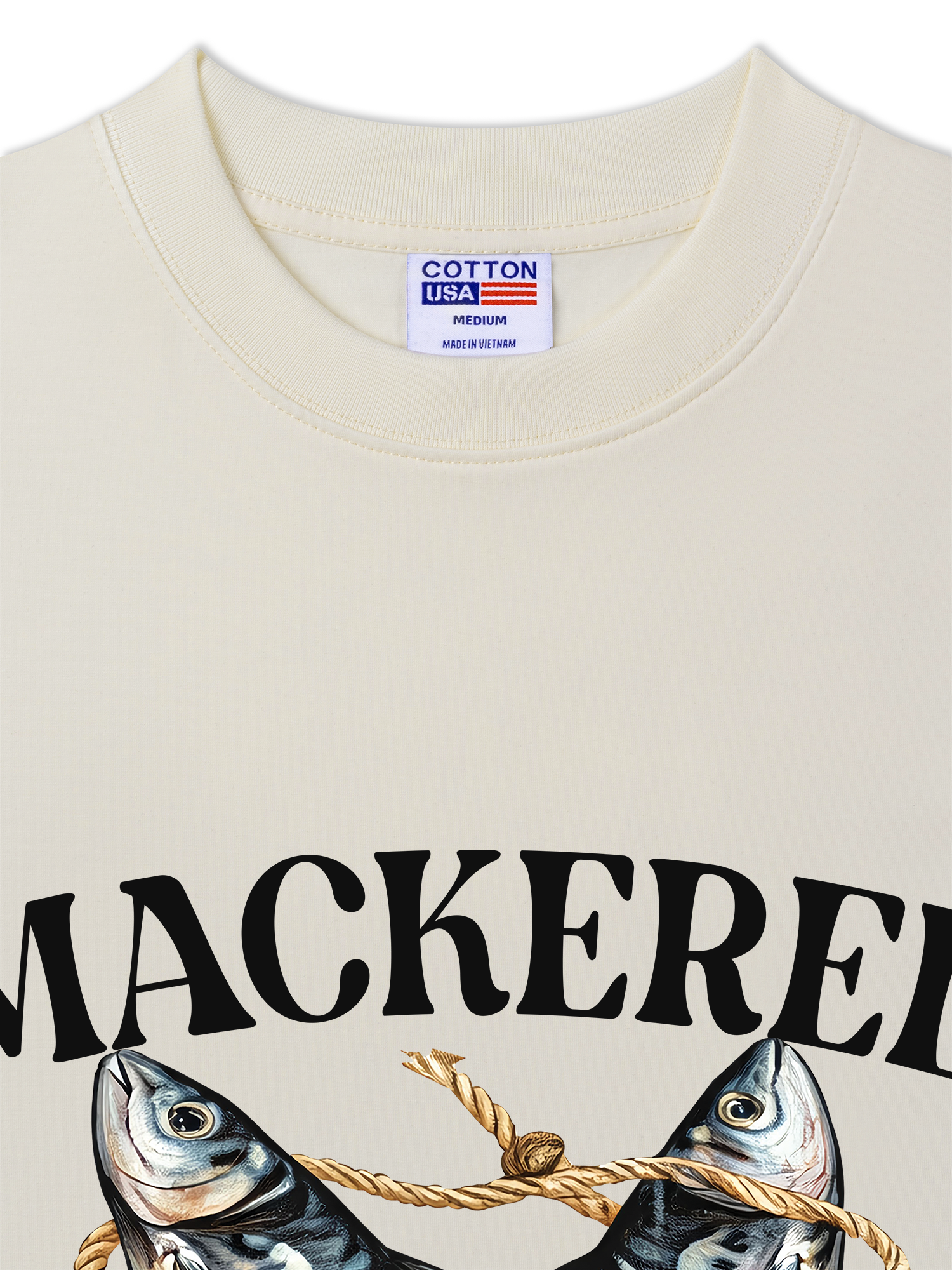 Áo Thun Relaxed Fit Mackerel