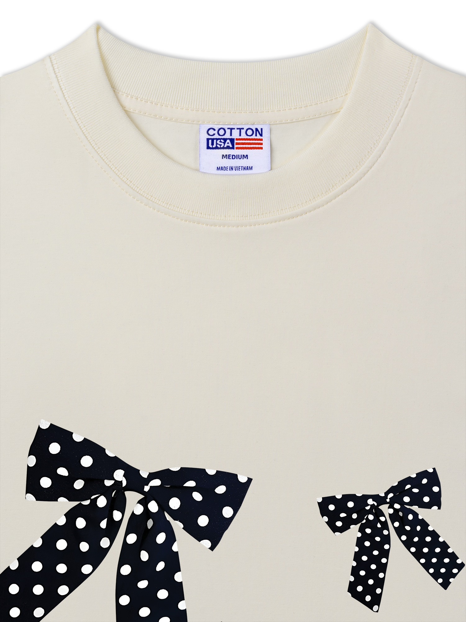 Áo Thun Relaxed Fit Dotty Mood Lovely Bloom Ribbon