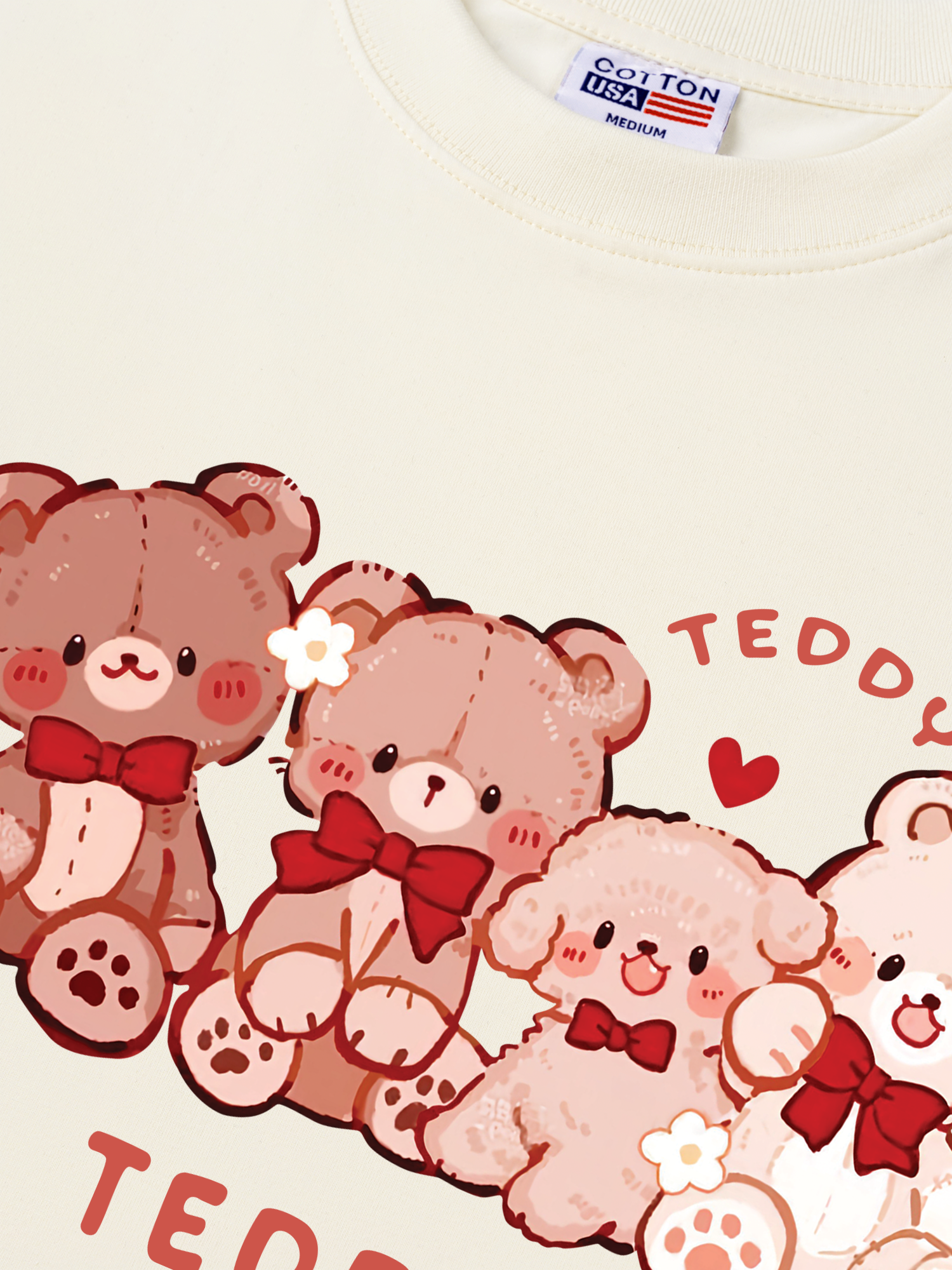 Áo Thun Relaxed Fit Sweet Teddy