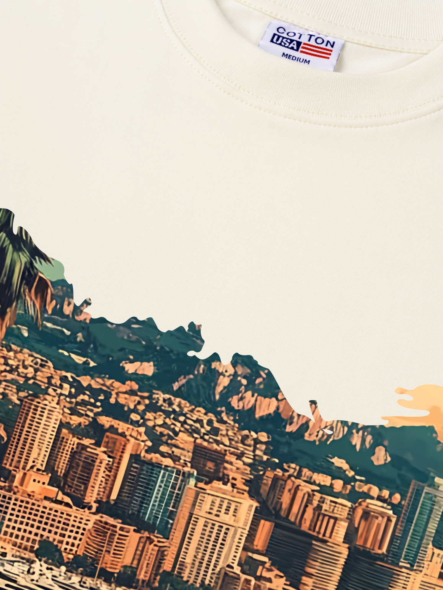 Áo Thun Relaxed Fit City Monaco